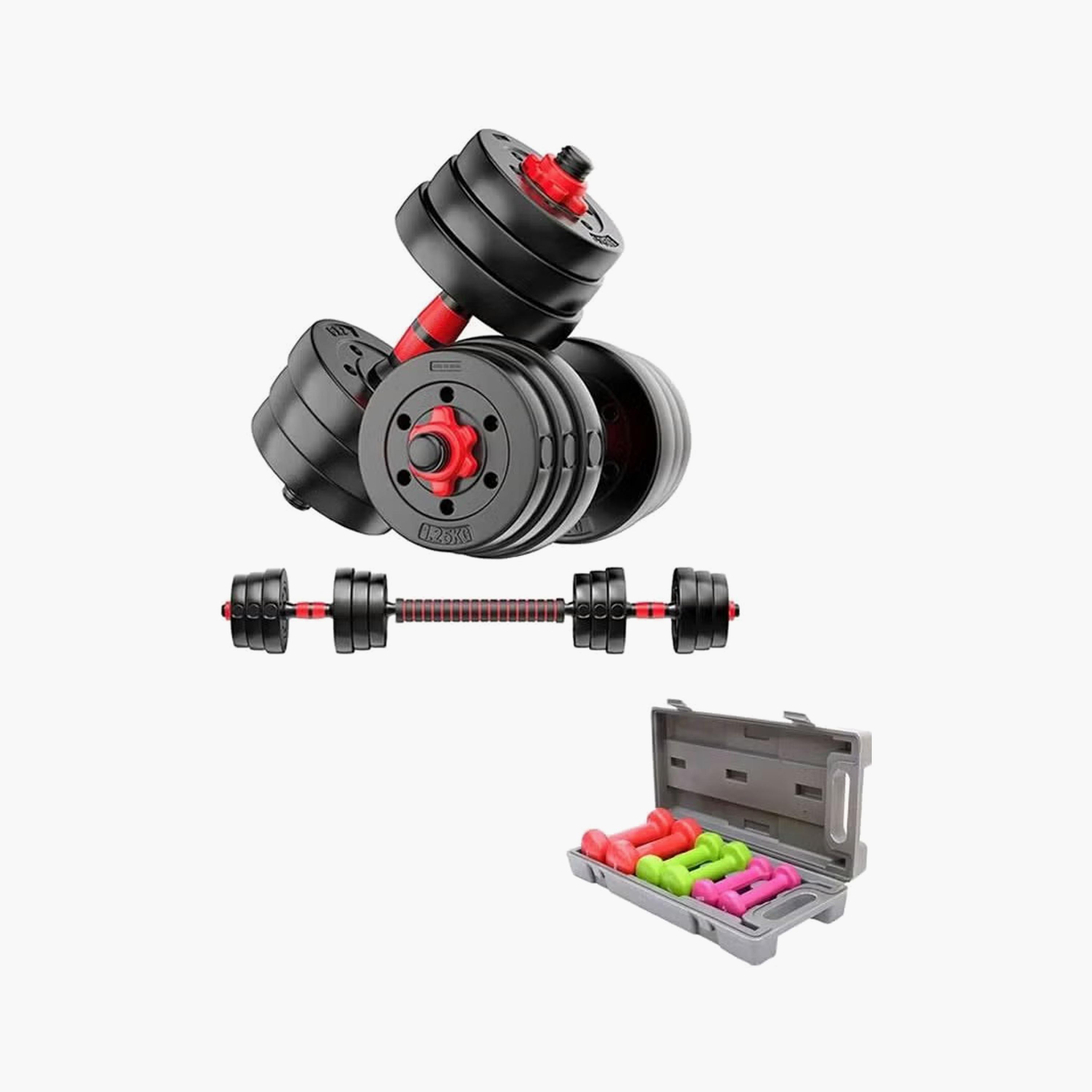 Dumbbell Set with Adjustable Weights of 15 kg and 6 kg Dumbbell Set | Z02021844F5277D17D3D3Z-1-sports-gear-gym-image-2