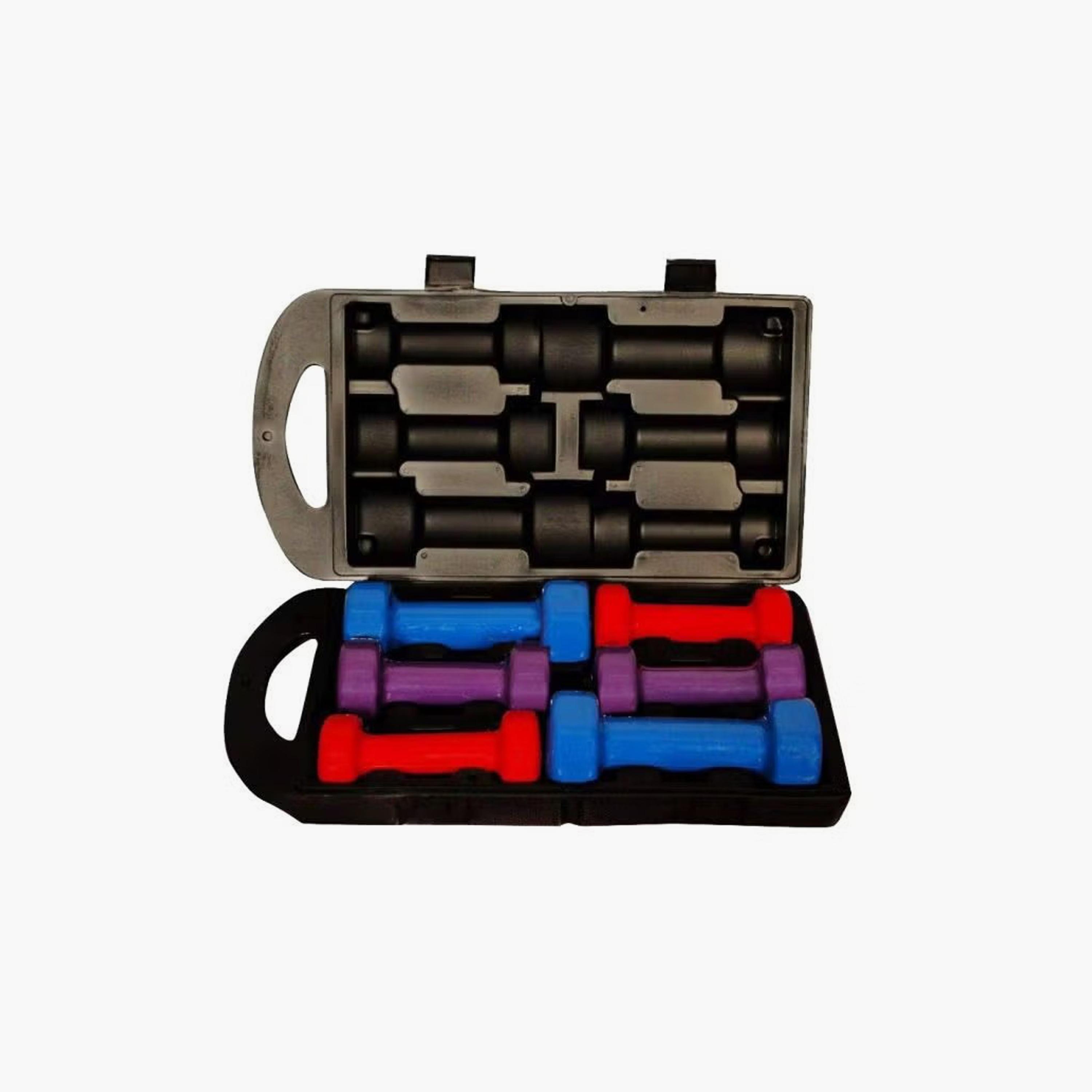 Set of 6 Dumbbells 10kg | N32926390A-sports-gear-gym-image-1