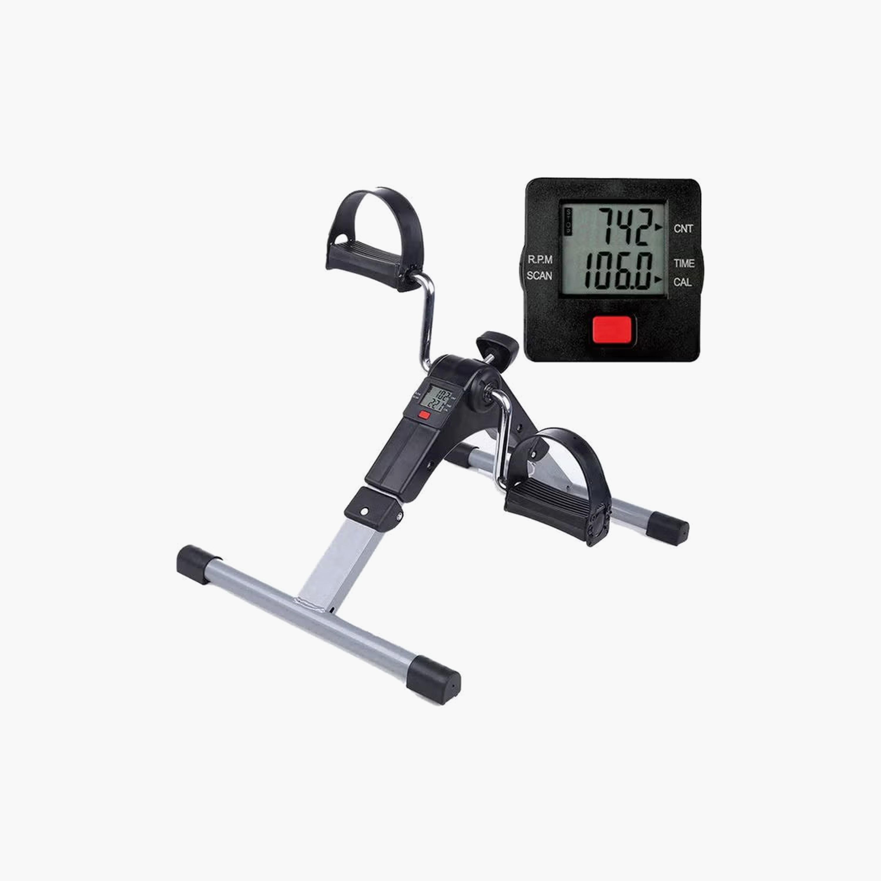 دواسة تمرين الدراجة تحت المكتب مع شاشة LCD مقاومة 7 87 × 3 15 × 2 36 بوصة | N49735234A-sports-gear-gym-image-1