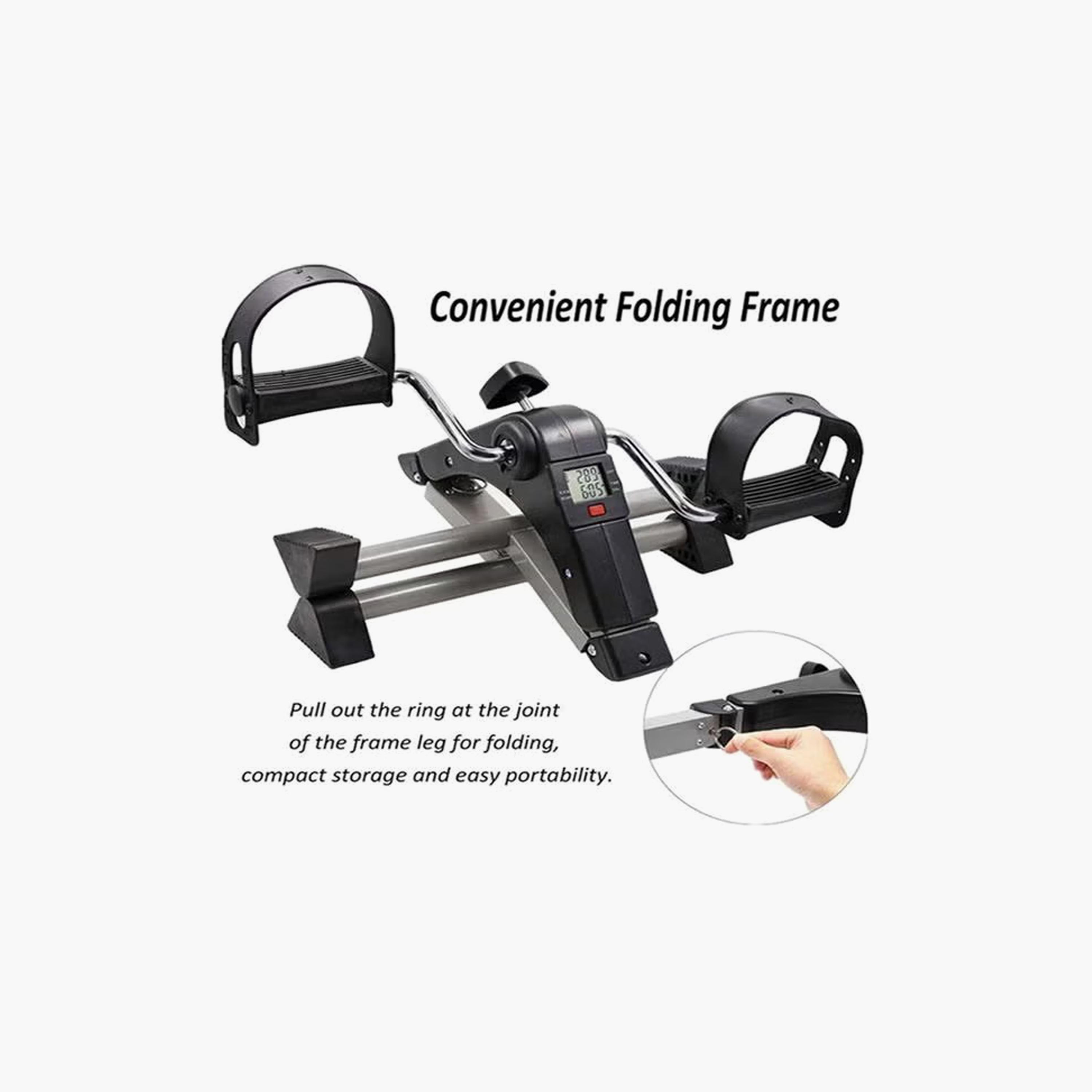 دواسة تمرين الدراجة تحت المكتب مع شاشة LCD مقاومة 7 87 × 3 15 × 2 36 بوصة | N49735234A-sports-gear-gym-image-2
