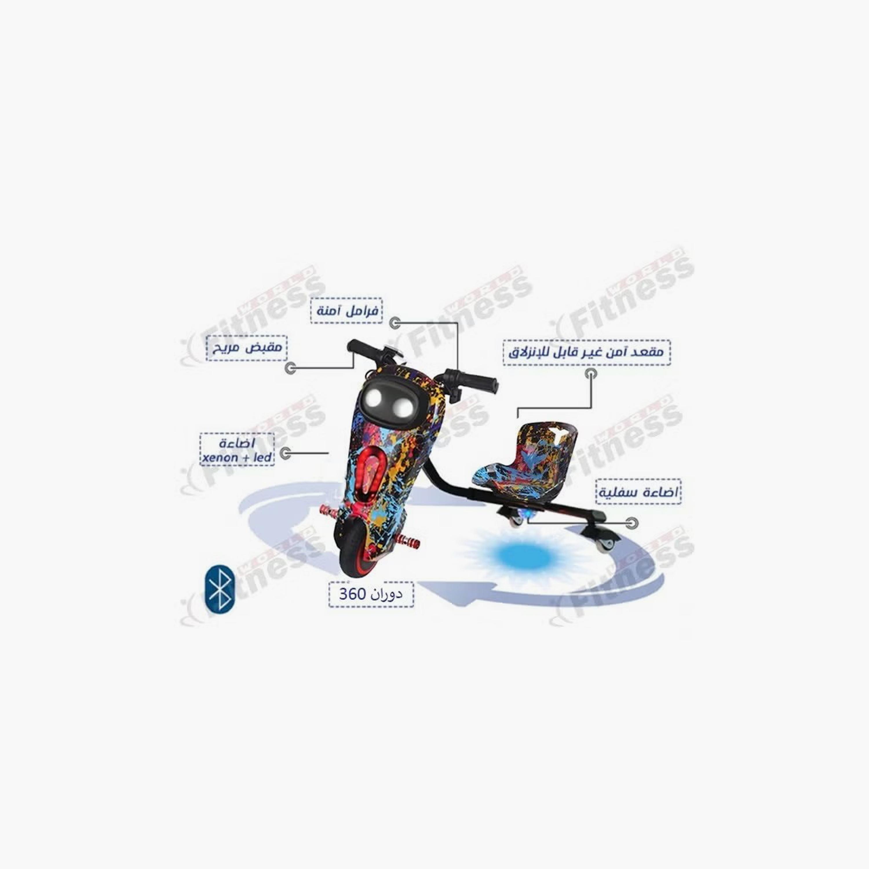 Mini Electric Drift Scooter Toy (50kg 36V 150W 3 Wheels Safety Accessories)-sports-gear-scooters-image-2