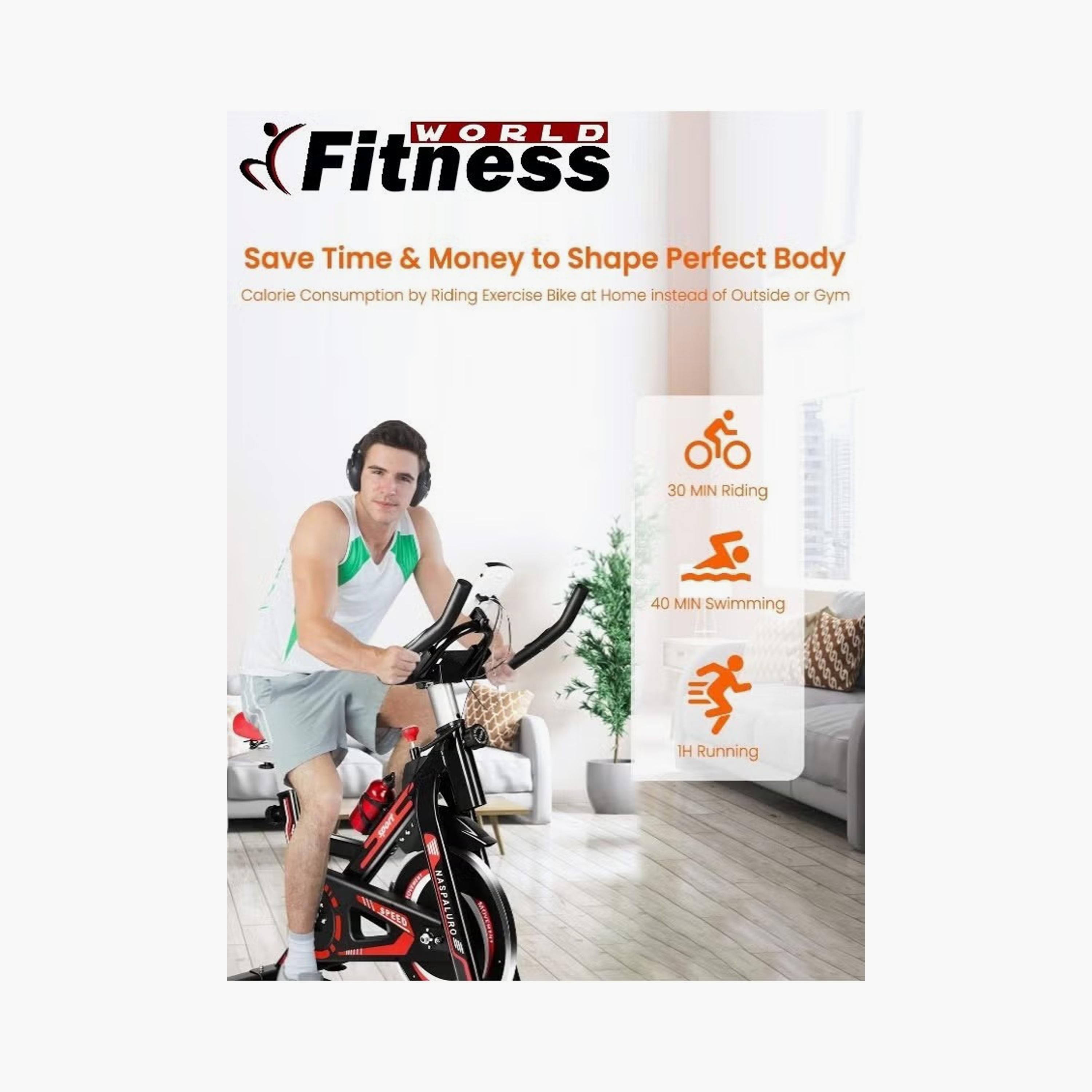Exercise Bike, Home Gym Exercise Bike with LCD Screen, Professional Seat | Z38AC0898D33782C8E22CZ-1-sports-gear-gym-image-3