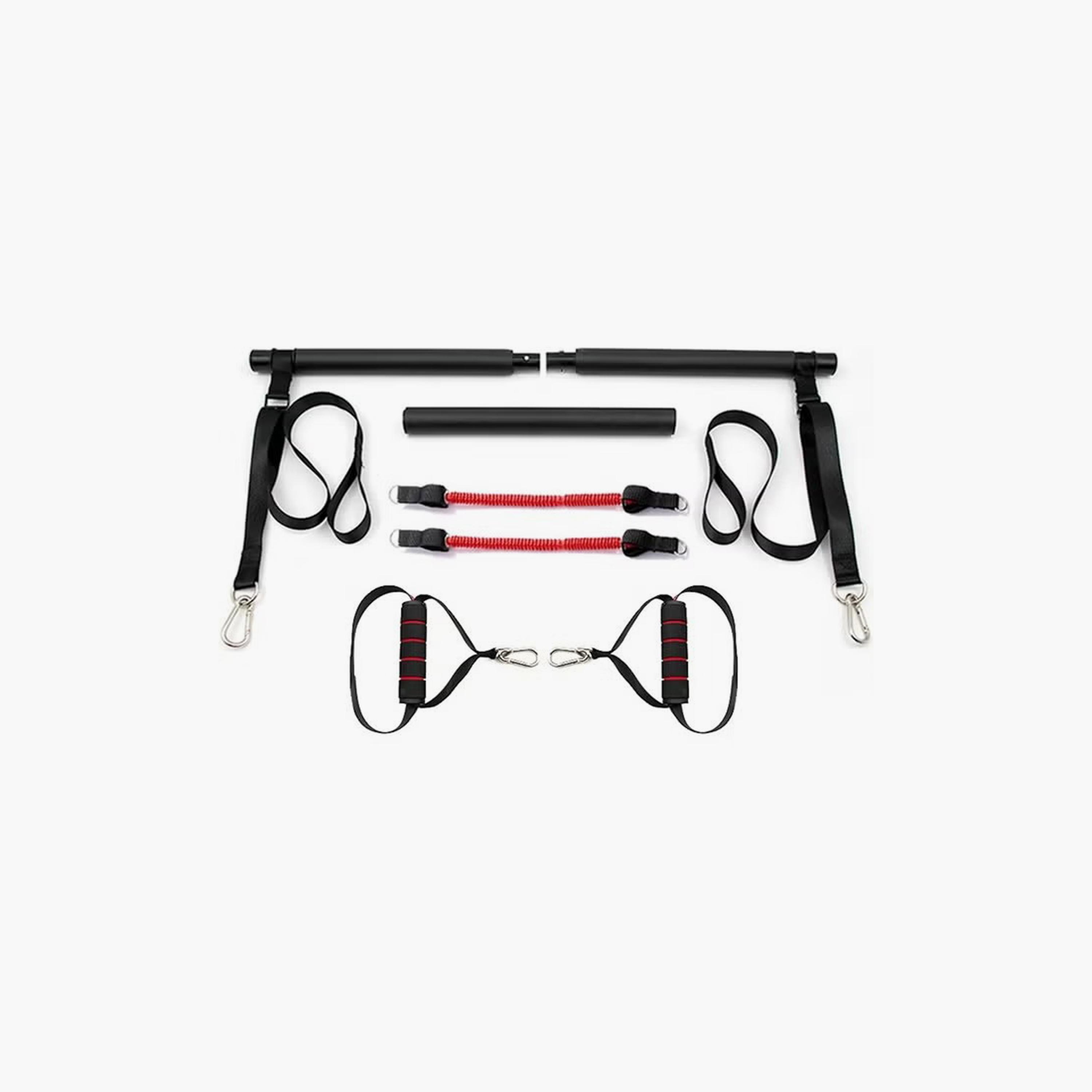 Pilates Stick Set with Adjustable Resistance Band for Exercise and Fitness-sports-gear-gym-image-1