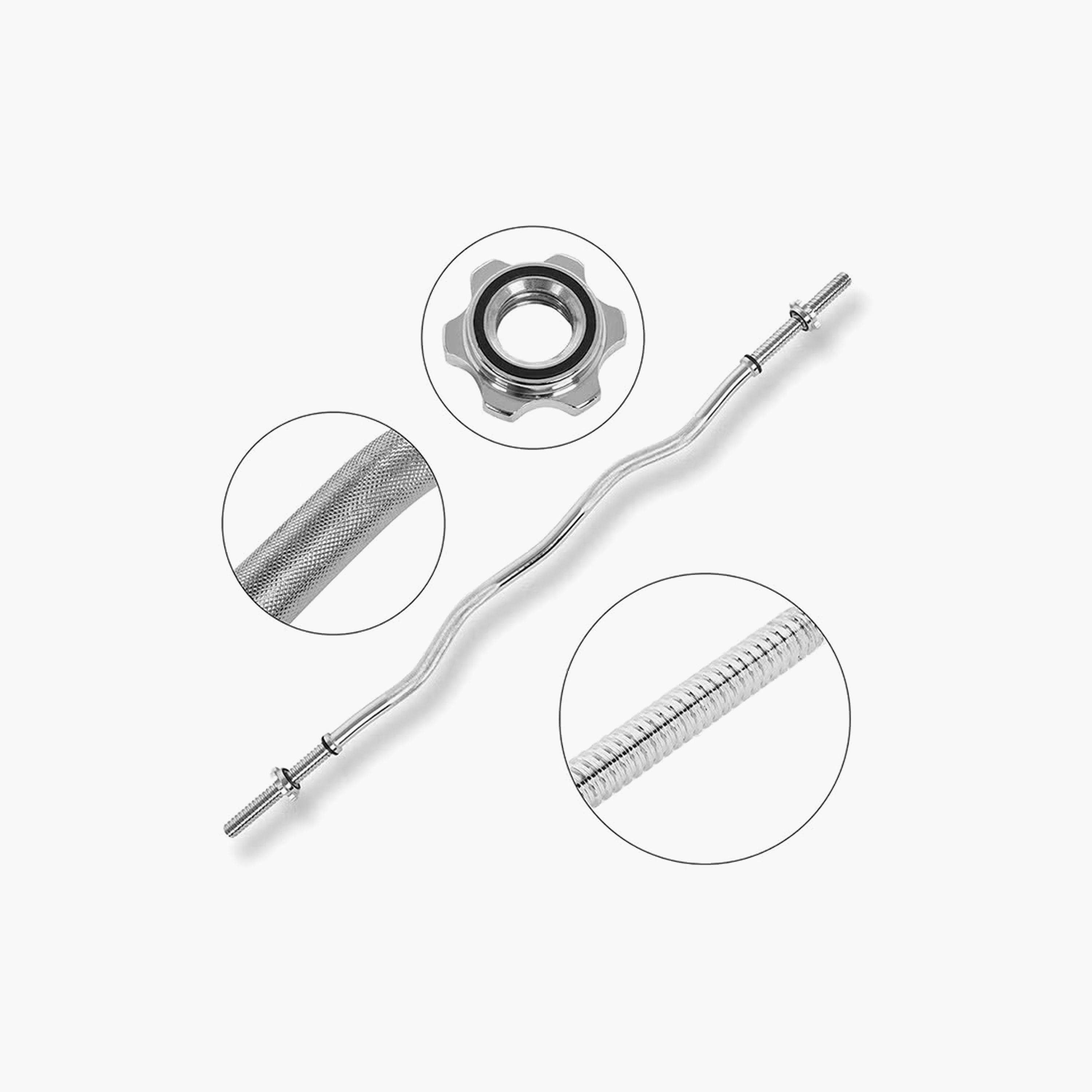 Iron Winding Weight Lifting Bar | N12520009A-sports-gear-gym-image-2