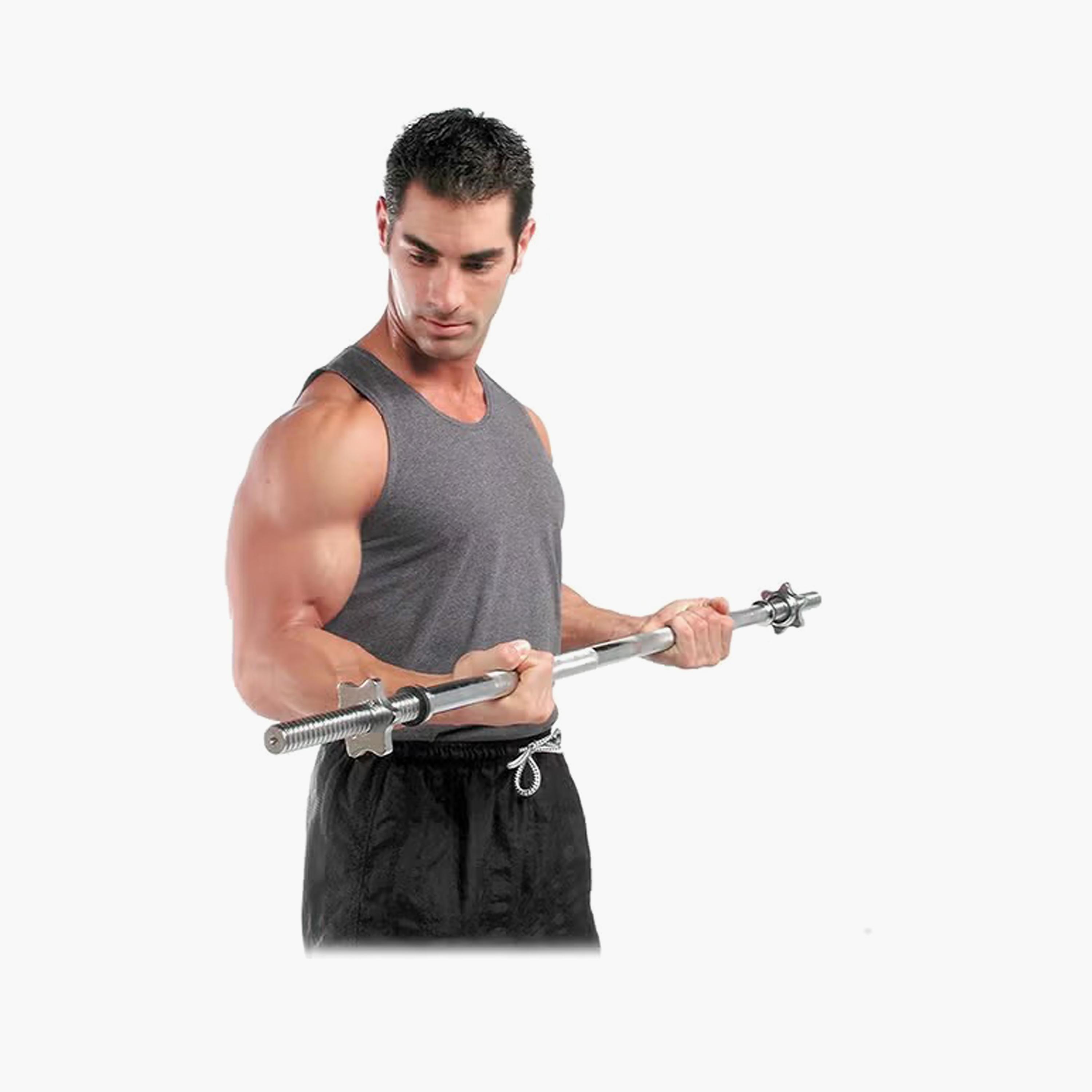 Iron Winding Weight Lifting Bar | N12520009A-sports-gear-gym-image-6