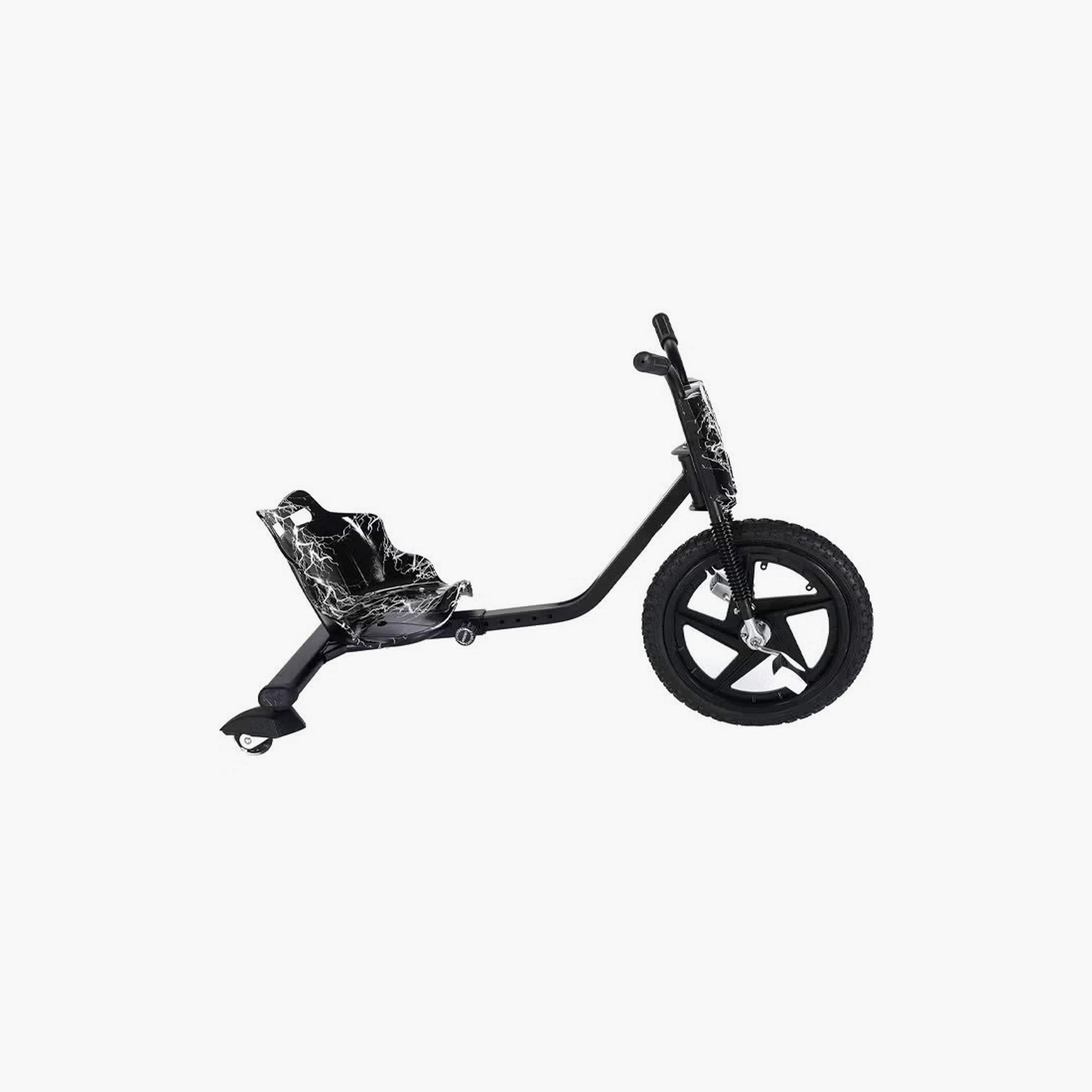 360 Degree Pedal Drift Scooter Ride-On Toy for Children with 3 Wheels Black-sports-gear-scooters-image-5