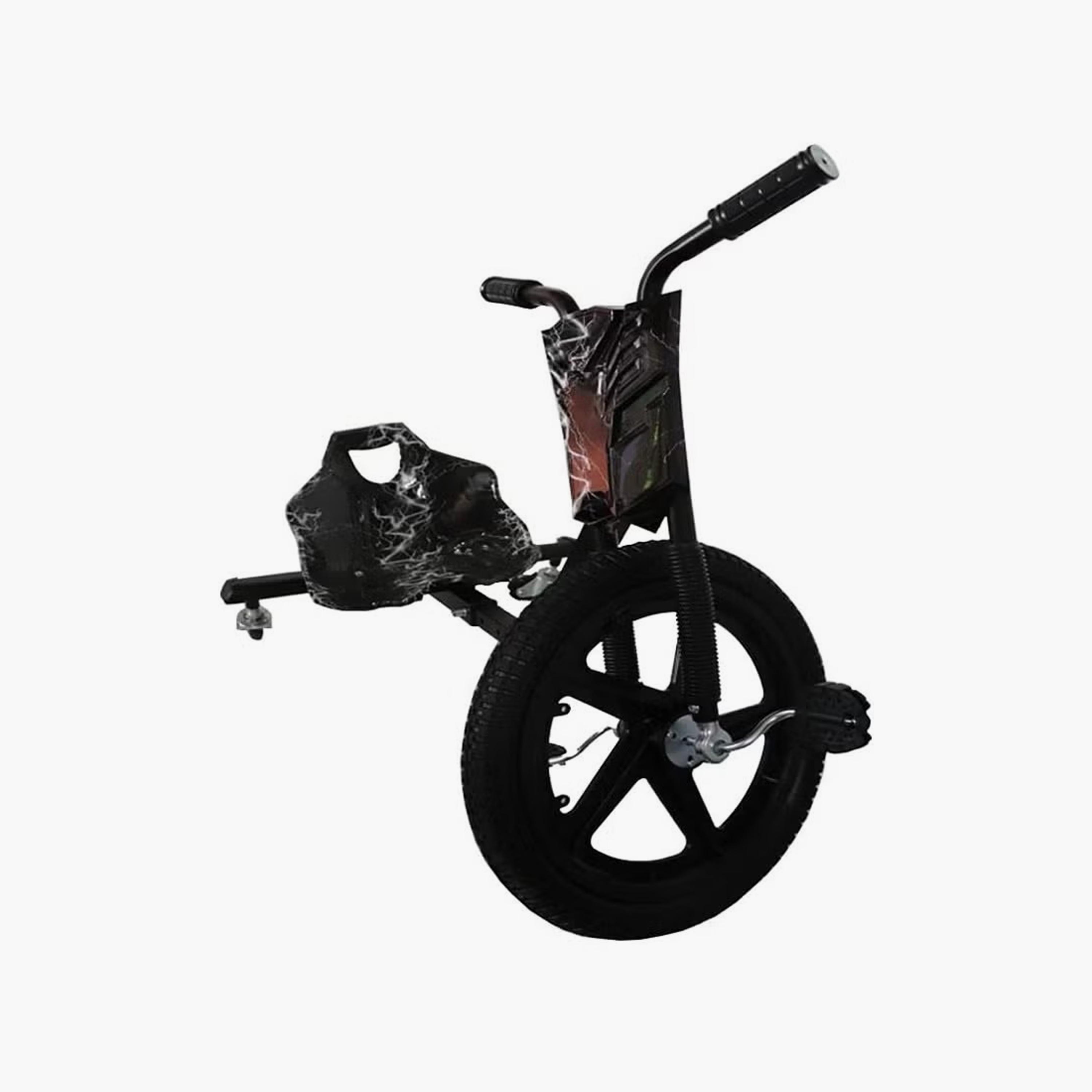 360 Degree Pedal Drift Scooter Ride-On Toy for Children with 3 Wheels Black-sports-gear-scooters-image-7