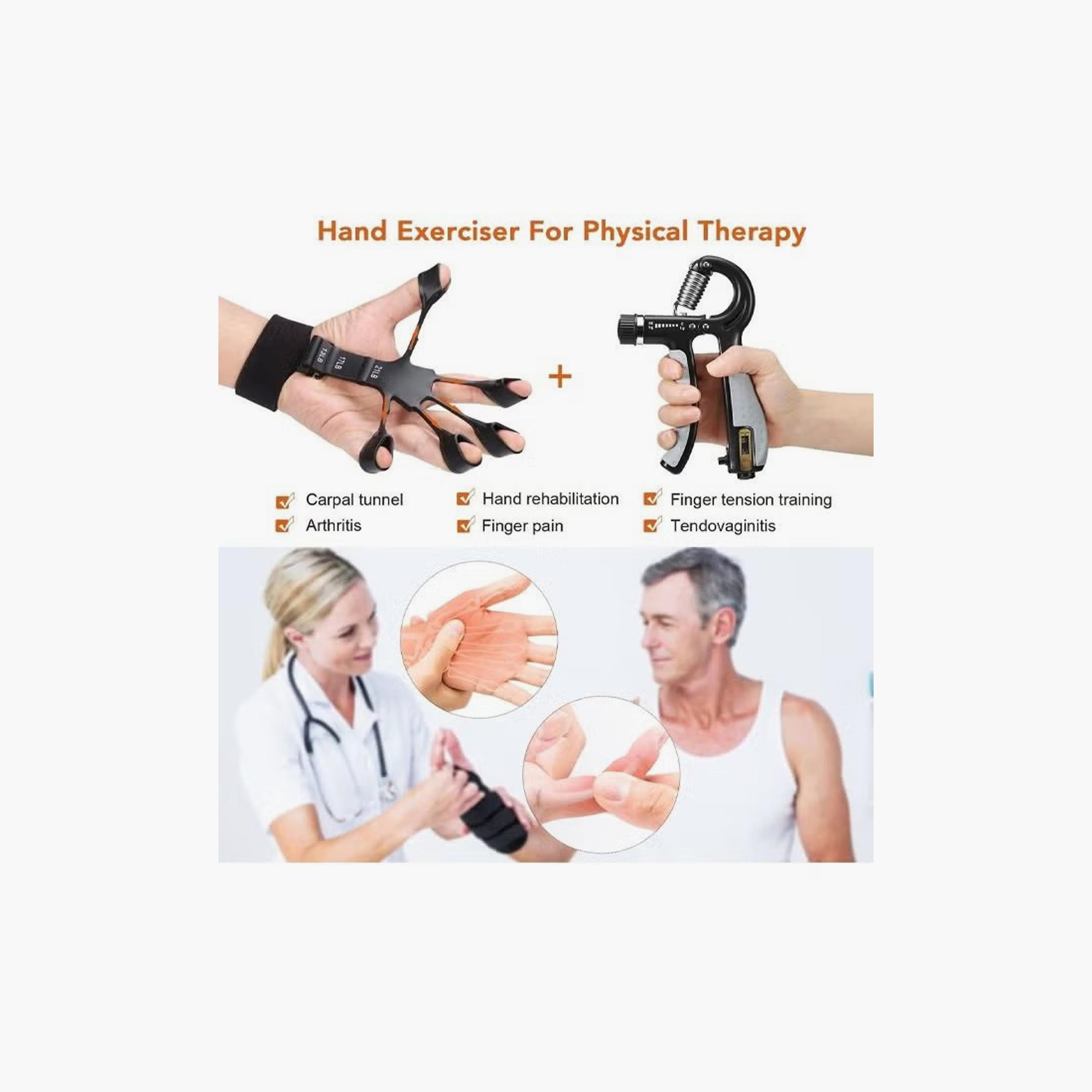 Finger Exerciser and Adjustable Hand Grip Strengthener | Z9D5D90F72517AD6295FFZ-1-sports-gear-gym-image-2
