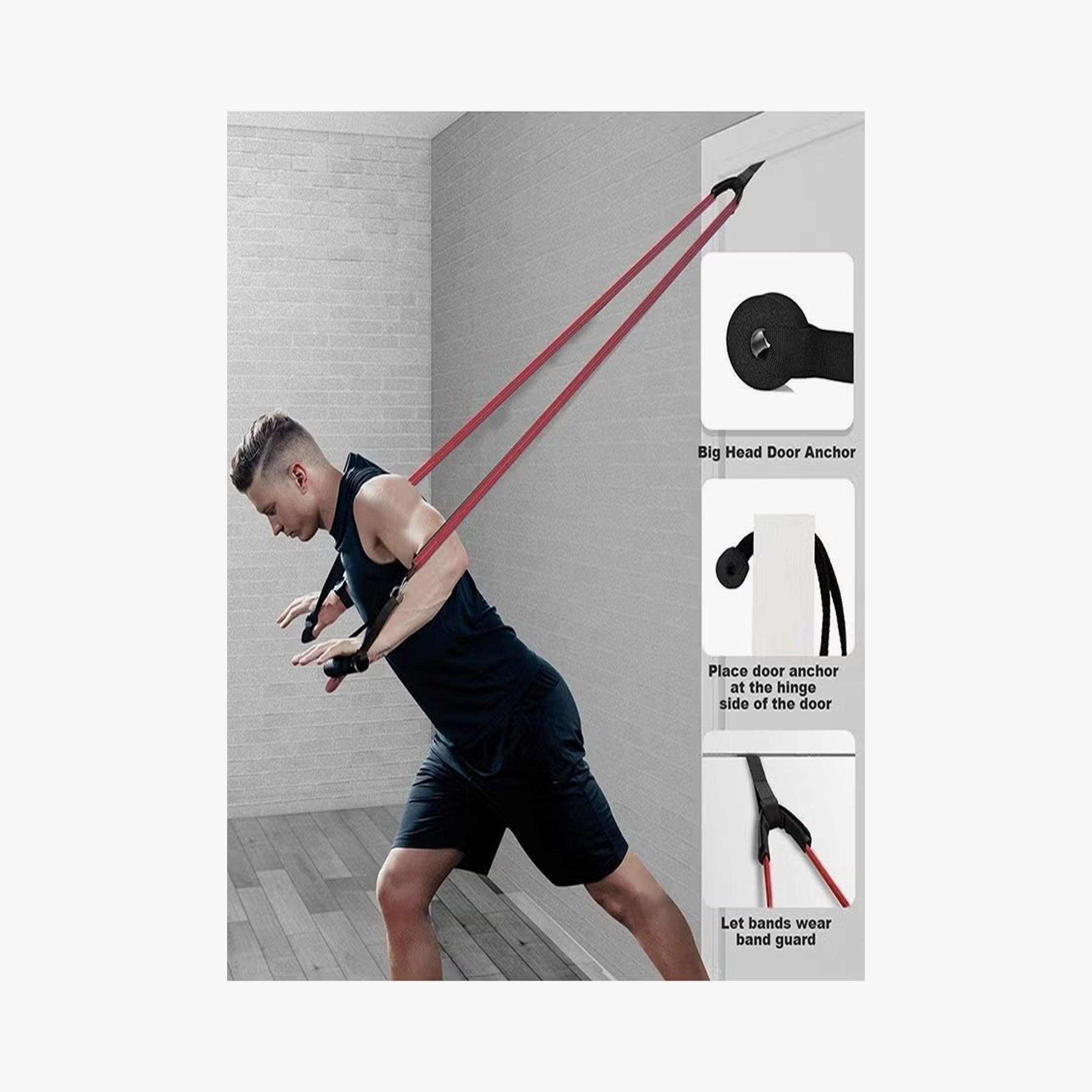 Multifunctional Resistance Rope with Heavy Duty Door Anchor for Exercise and Fitness-sports-gear-gym-image-5
