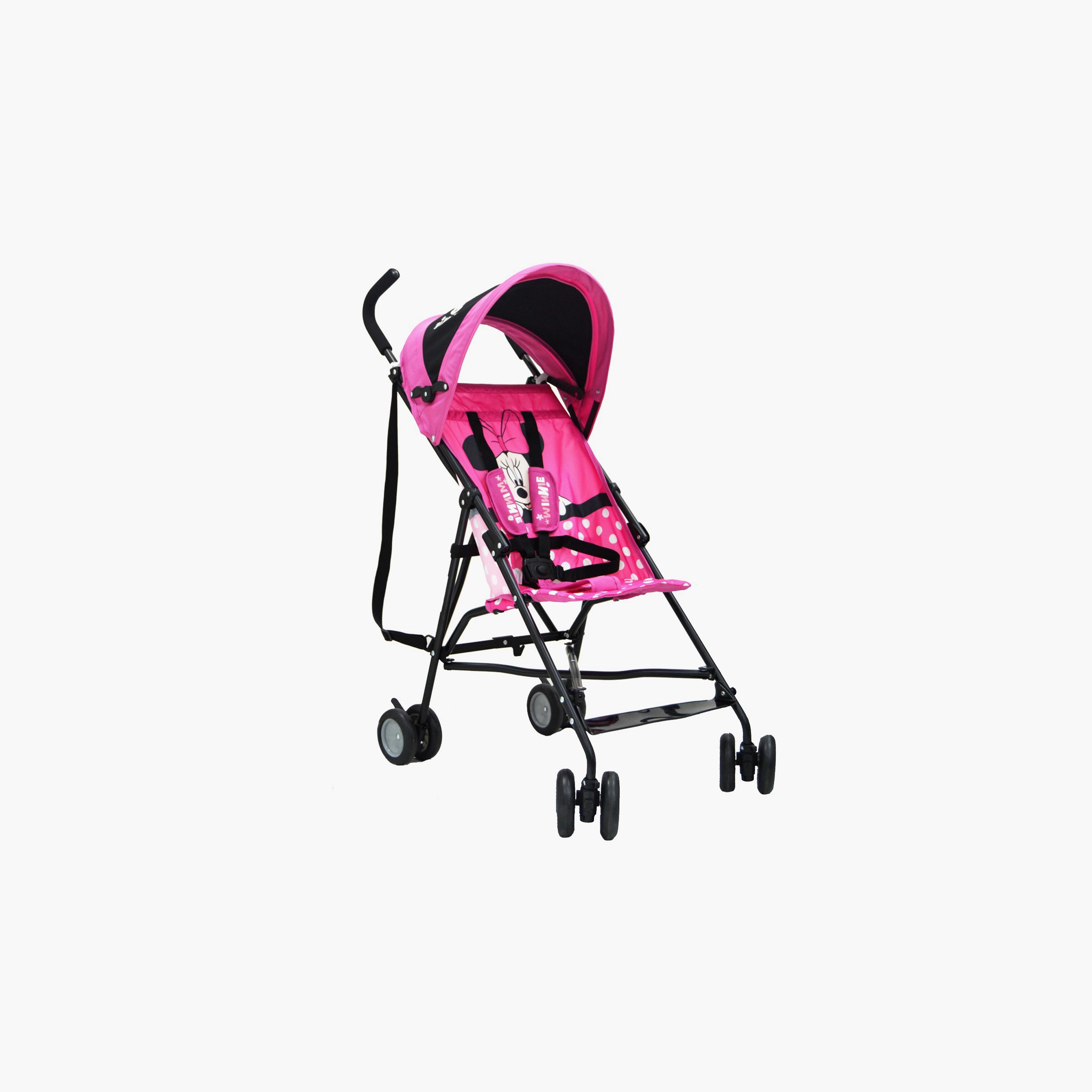 Disney Minnie Mouse Licensed Buggy Stroller with Canopy-baby-gear-strollersandprams-buggies-image-1
