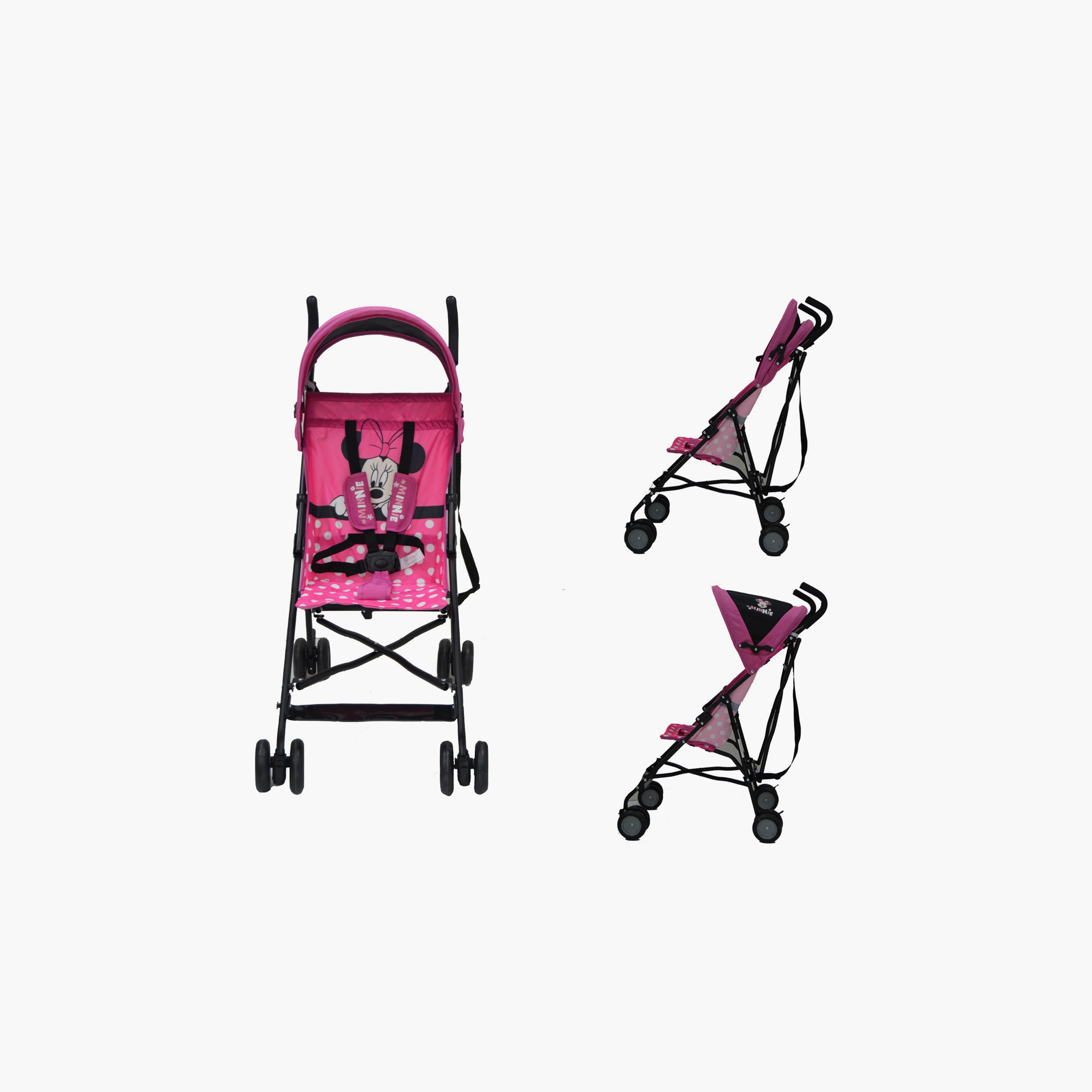Disney Minnie Mouse Licensed Buggy Stroller with Canopy-baby-gear-strollersandprams-buggies-image-2