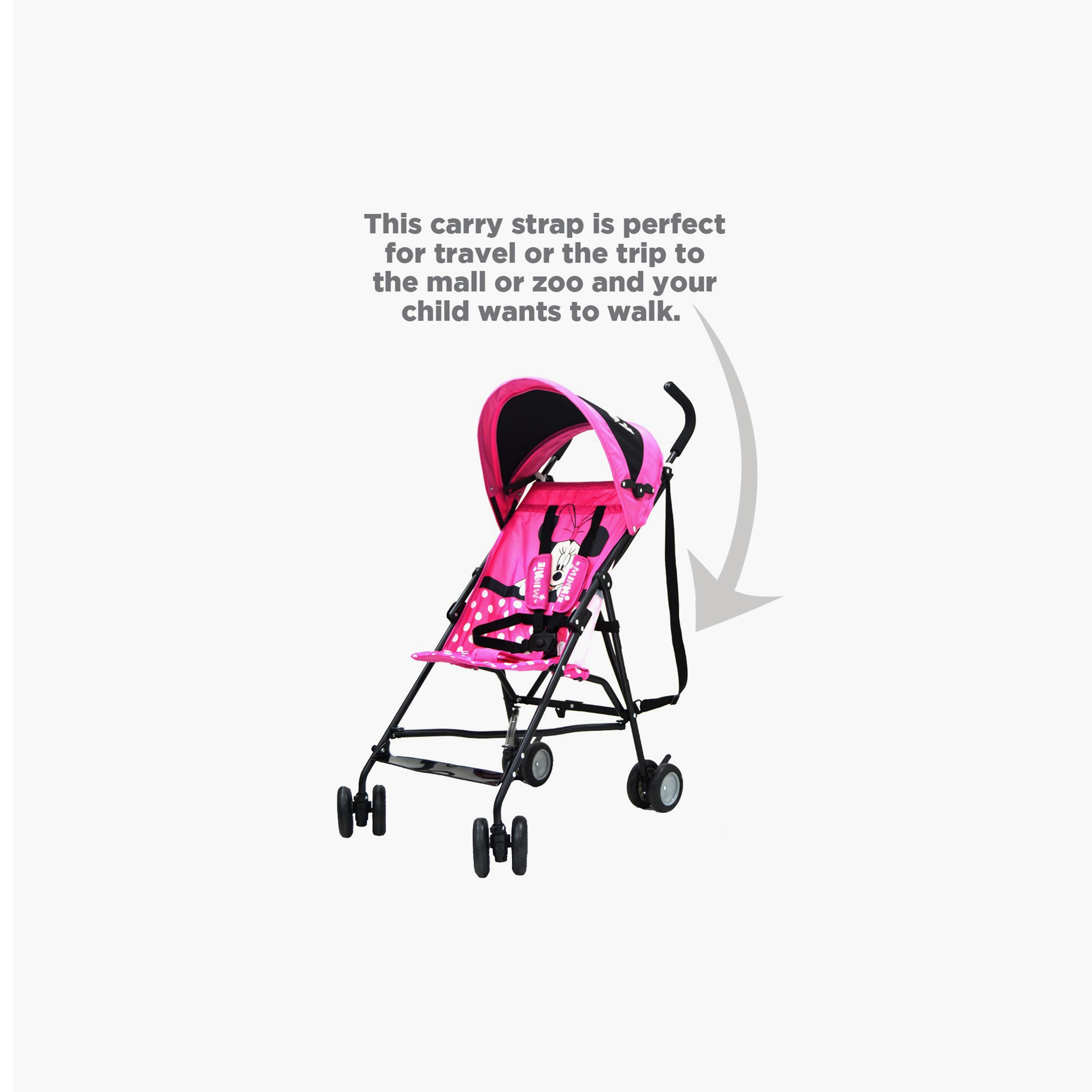 Disney Minnie Mouse Licensed Buggy Stroller with Canopy-baby-gear-strollersandprams-buggies-image-3