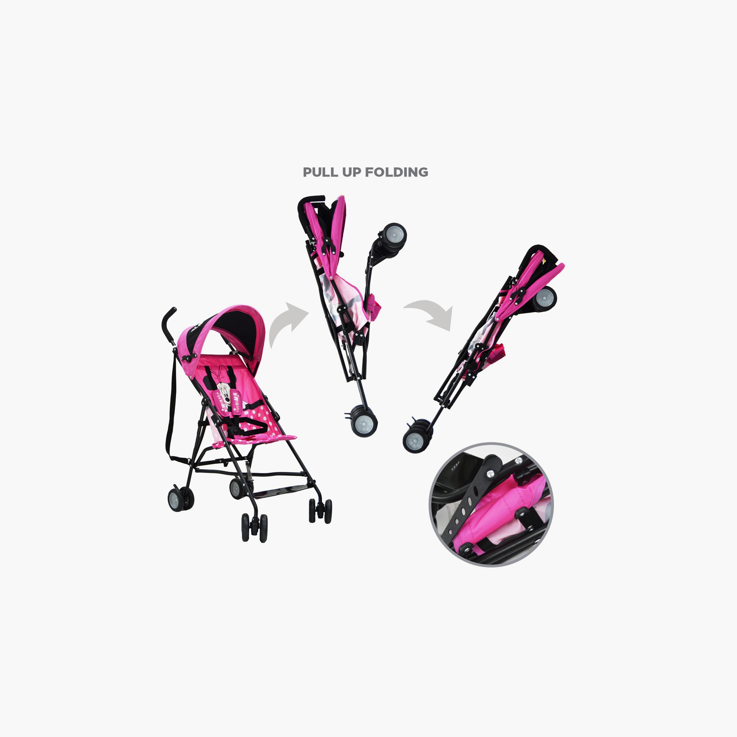 Disney Minnie Mouse Licensed Buggy Stroller with Canopy-baby-gear-strollersandprams-buggies-image-5