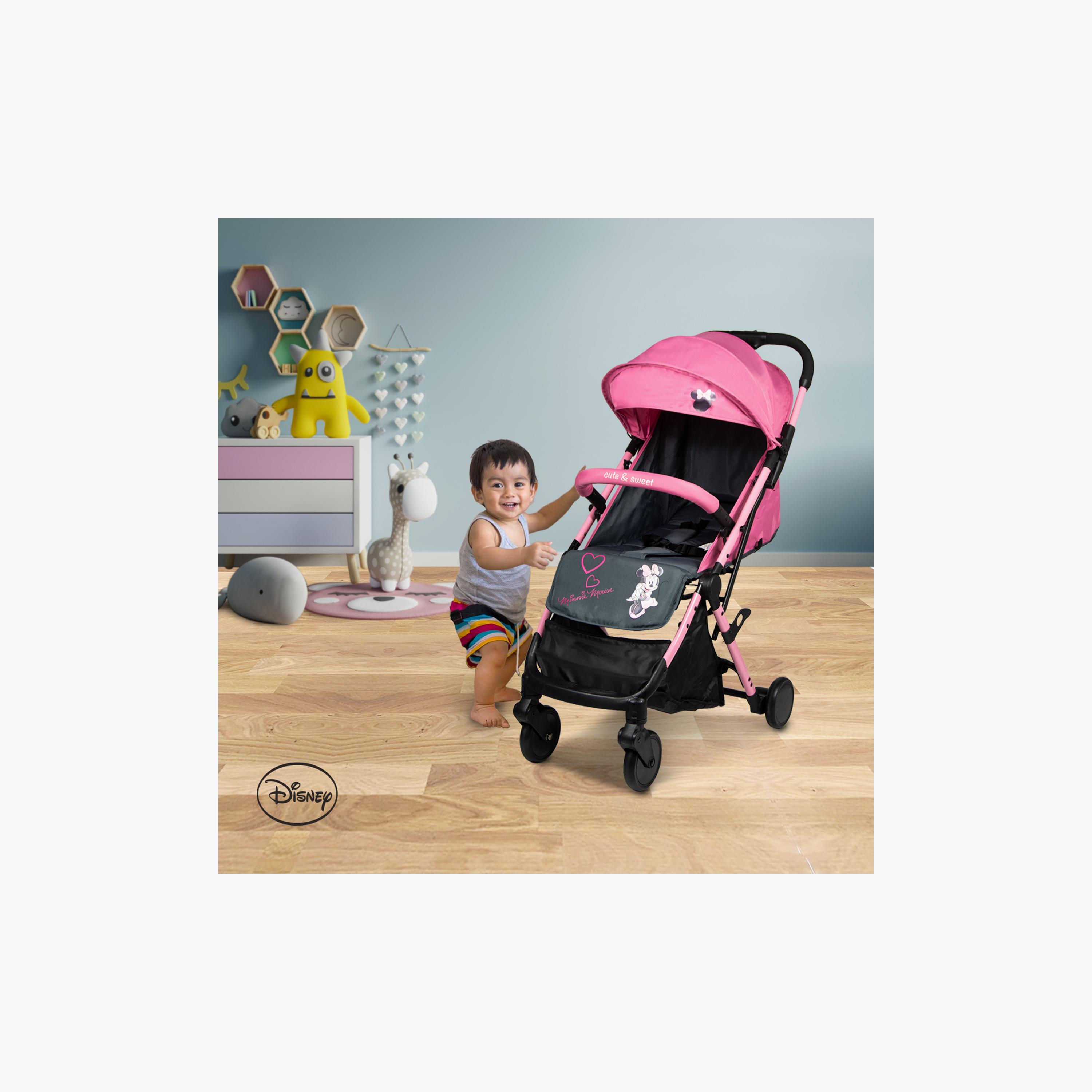 Disney Minnie Mouse Licensed Travel Stroller with Canopy-baby-gear-strollersandprams-strollers-image-4
