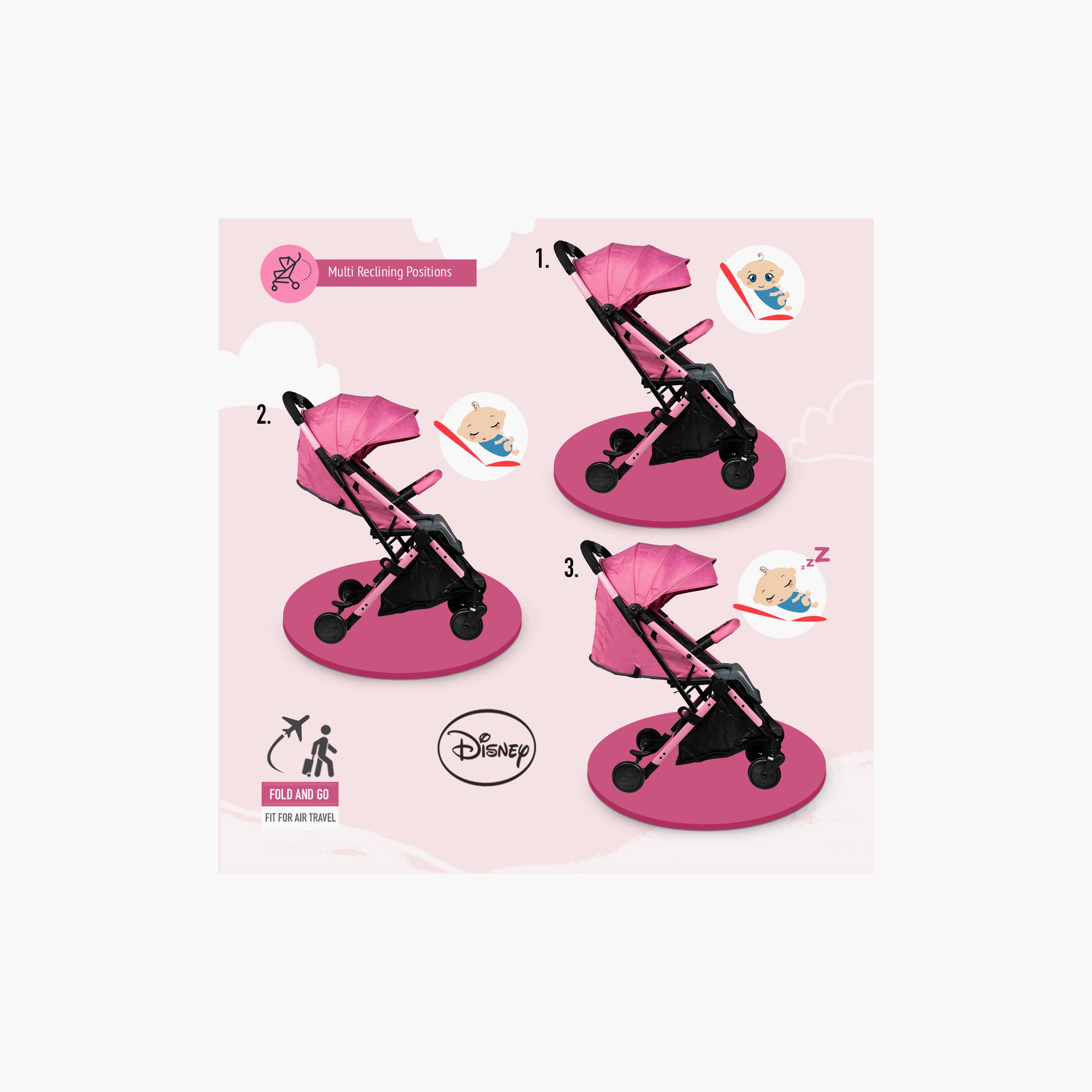 Disney Minnie Mouse Licensed Travel Stroller with Canopy-baby-gear-strollersandprams-strollers-image-7