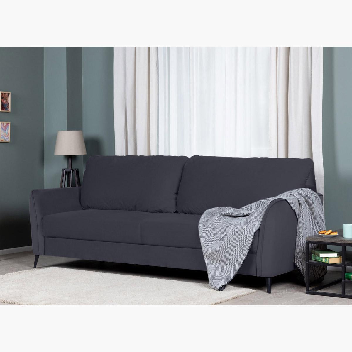 Laguna 3-Seater Fabric Sofa Bed with Storage