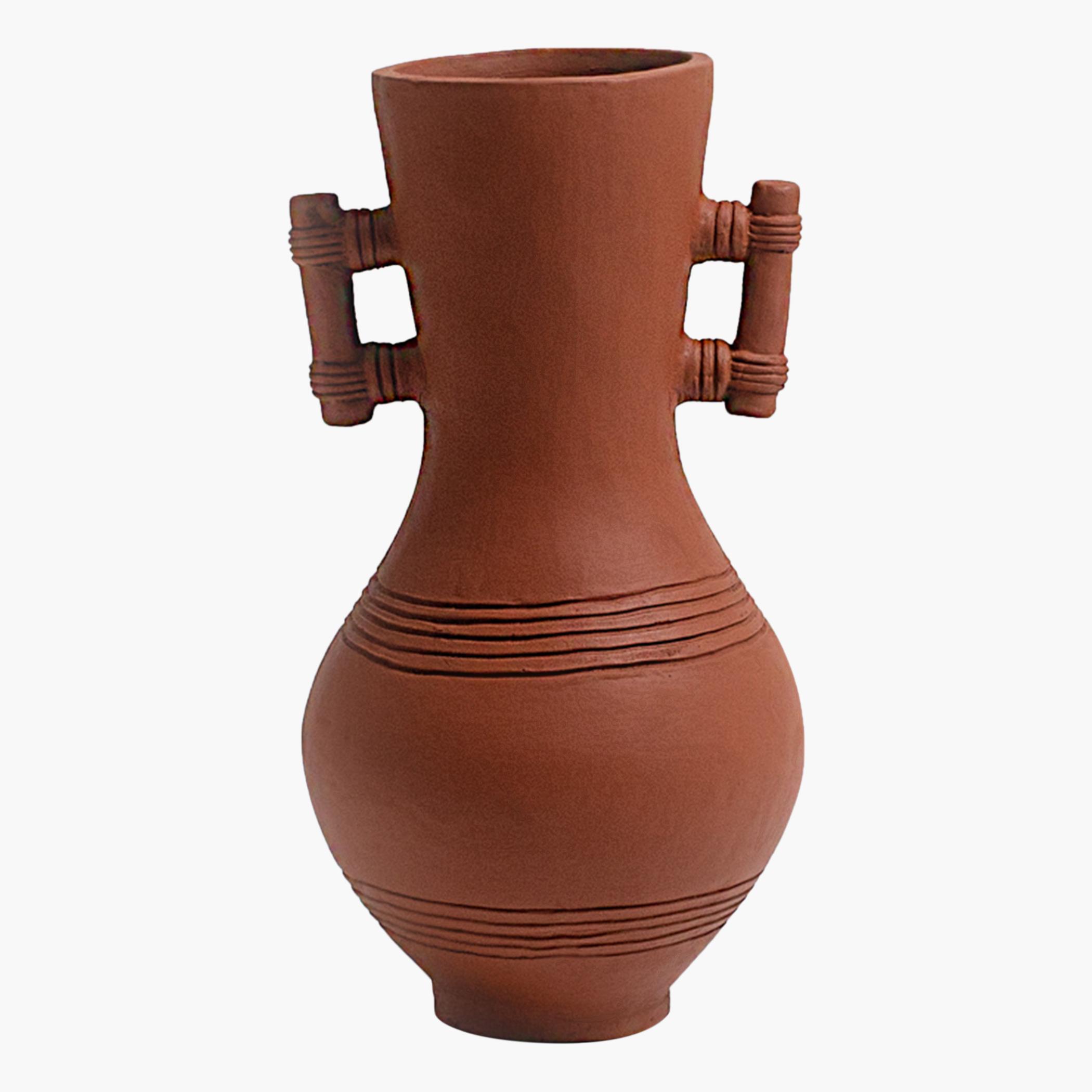 SOL III Latina Terracotta Vase - 55 cm