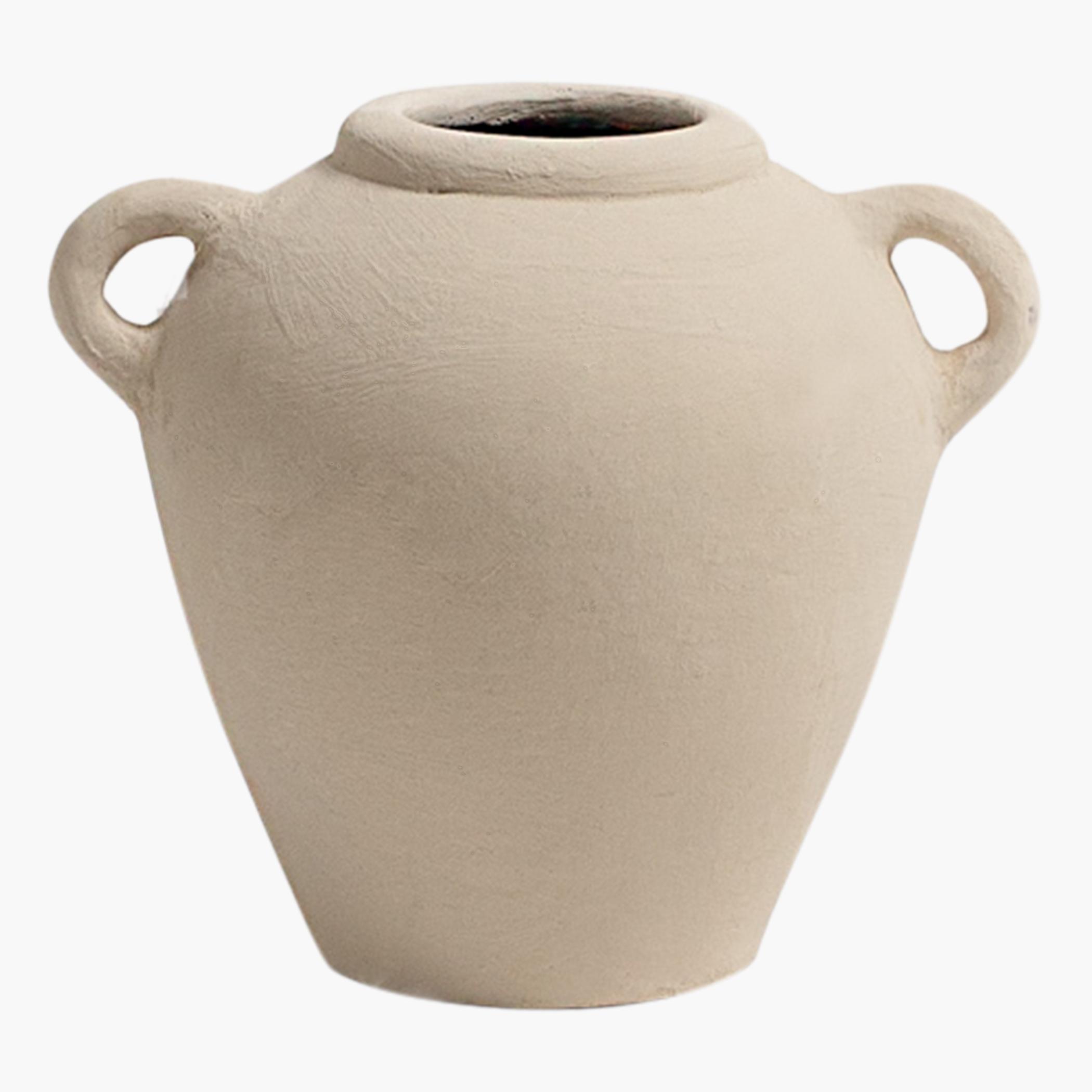 SOL III Baby Bourg Terracotta Vase - 40 cm