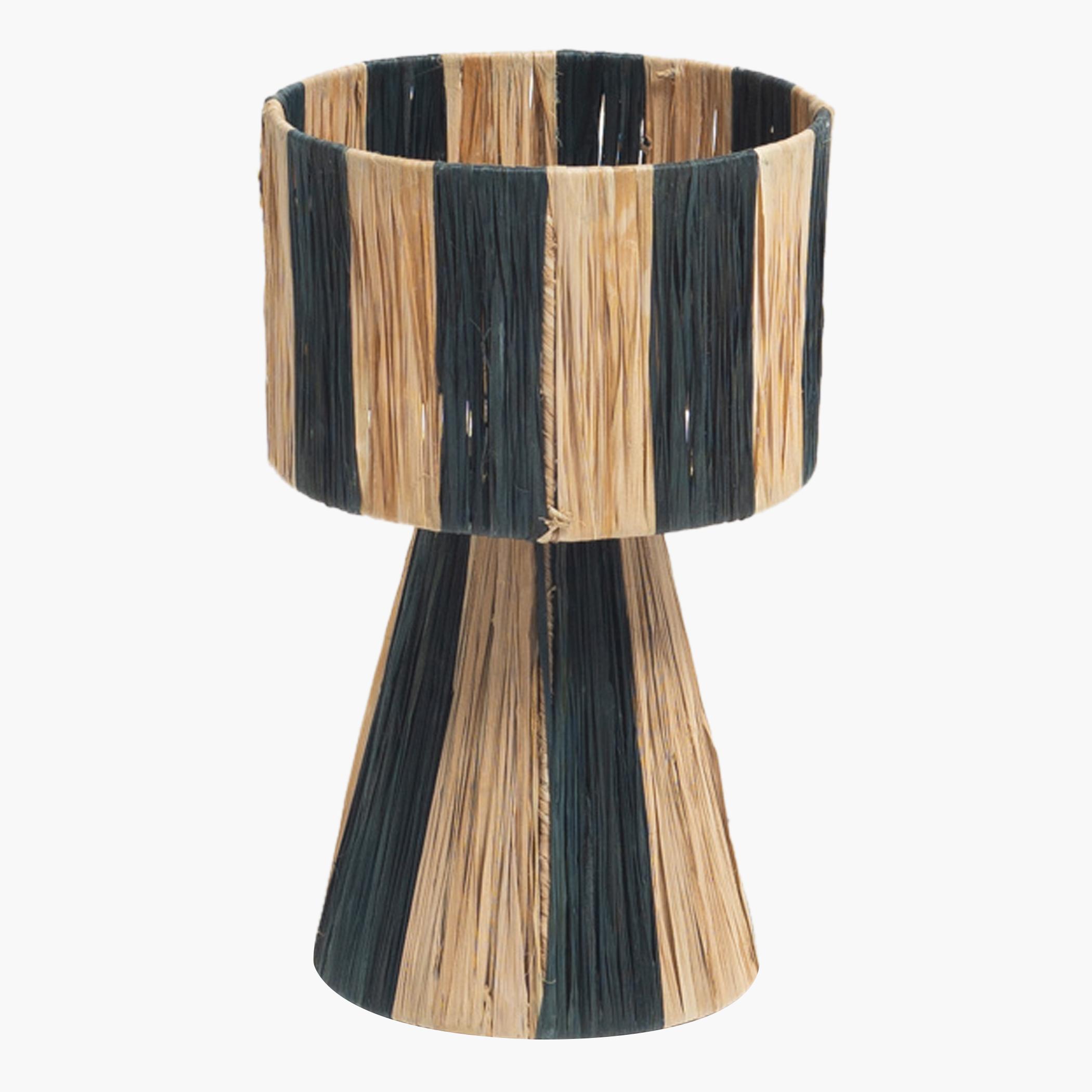 SOL III Natura Raffia Table Lamp - 33 cm