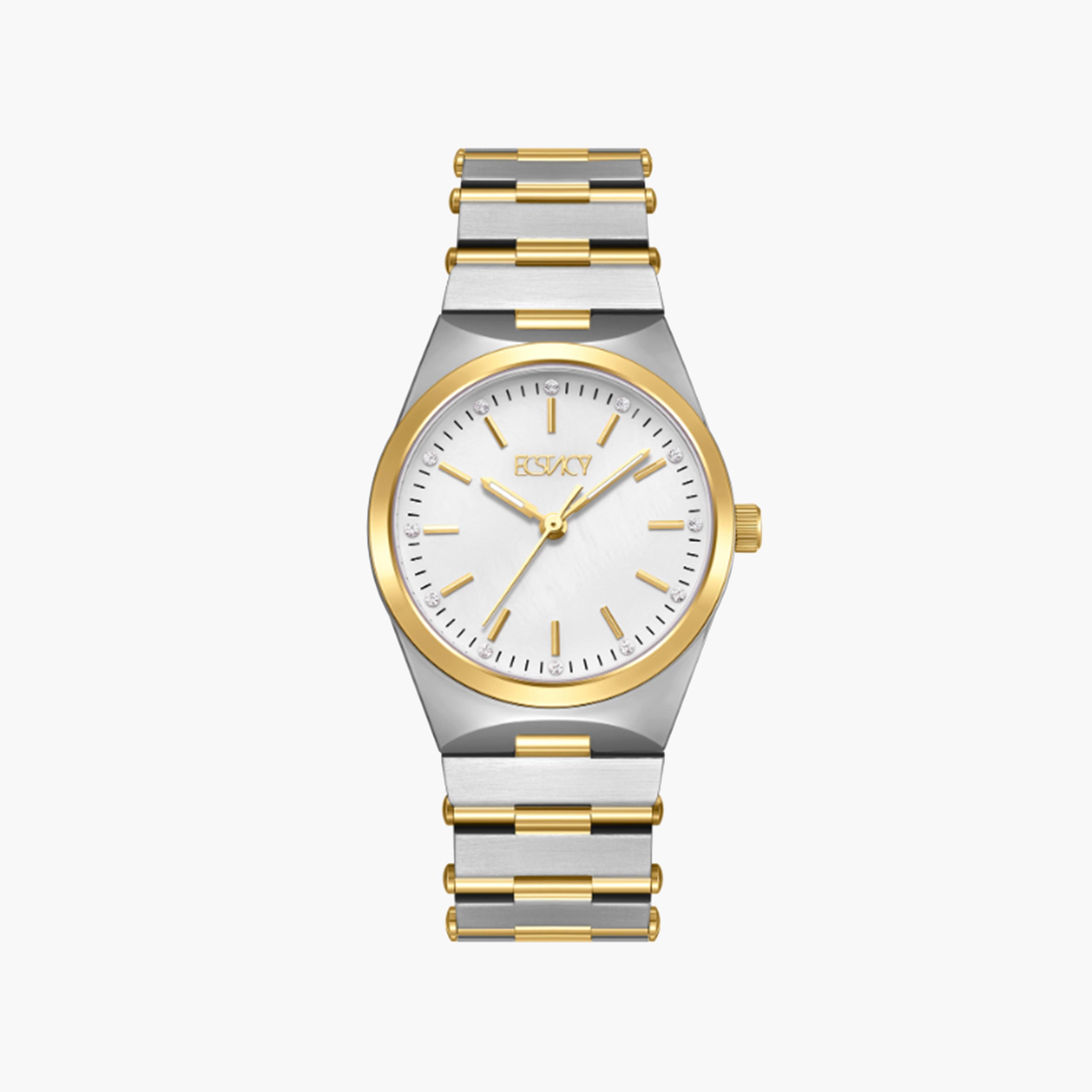اكتاسي-  ساعة نسائية 30 مم تناظرية سوار متعدد الألوان من ستانلس ستيل | E24501-TBTM-women-watchesandjewellery-watches-image-1
