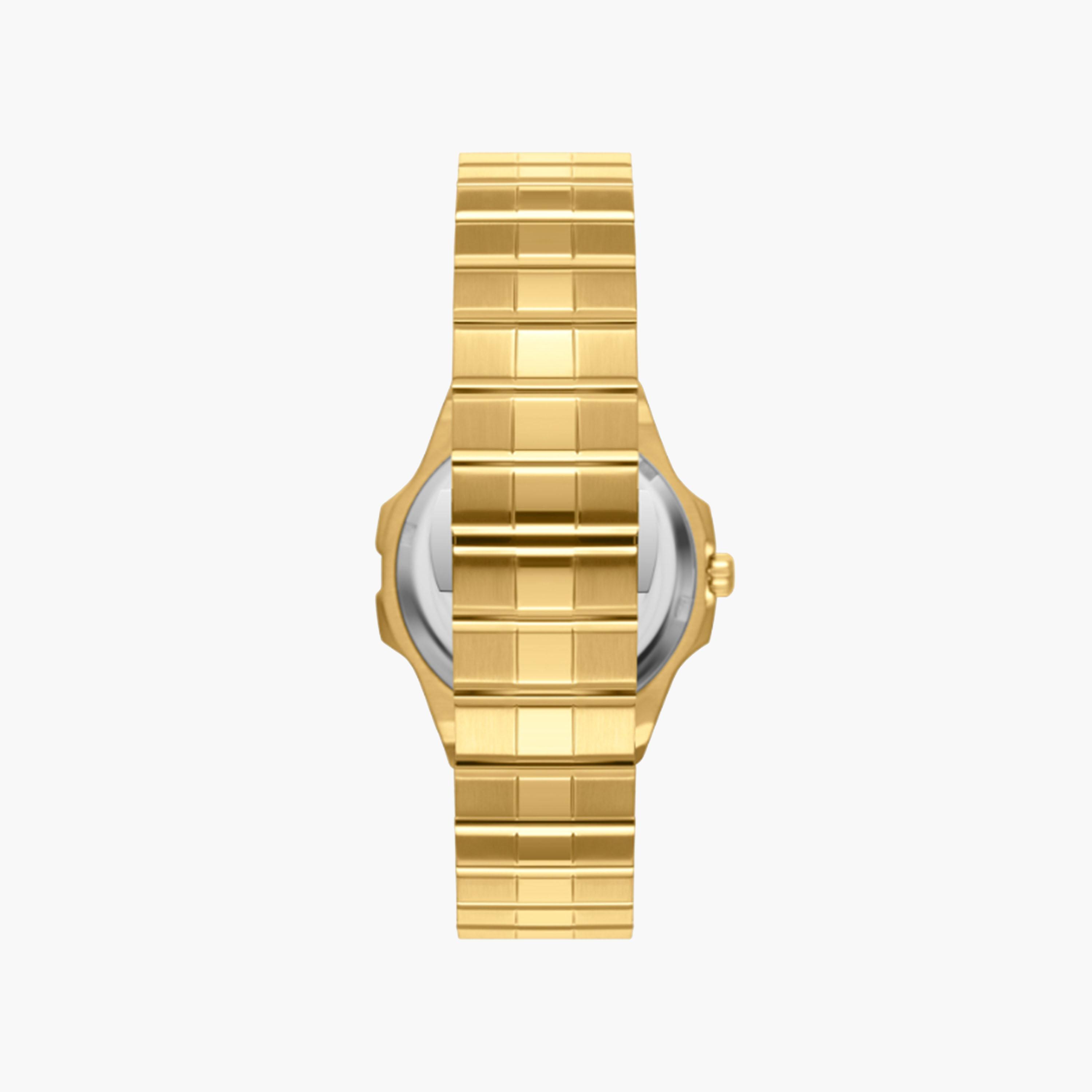 اكتاسي-  ساعة نسائية 32 مم تناظرية سوار ذهبي من ستانلس ستيل | E24502-GBGS-women-watchesandjewellery-watches-image-3