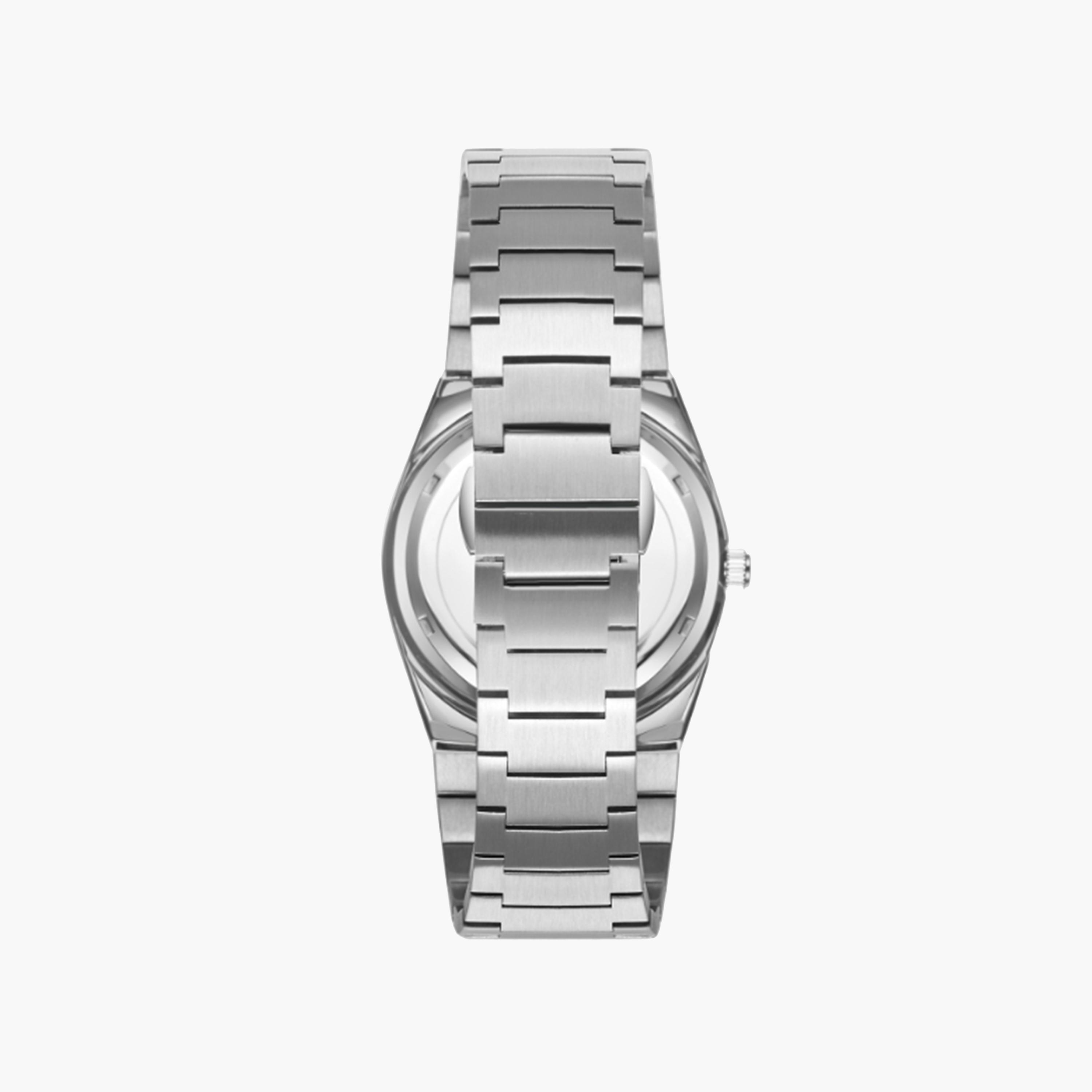 كينيث سكوت-  ساعة رجالية 40 مم تناظرية سوار فضي من ستانلس ستيل | K24011-TBSH-men-watchesandjewellery-watches-image-3