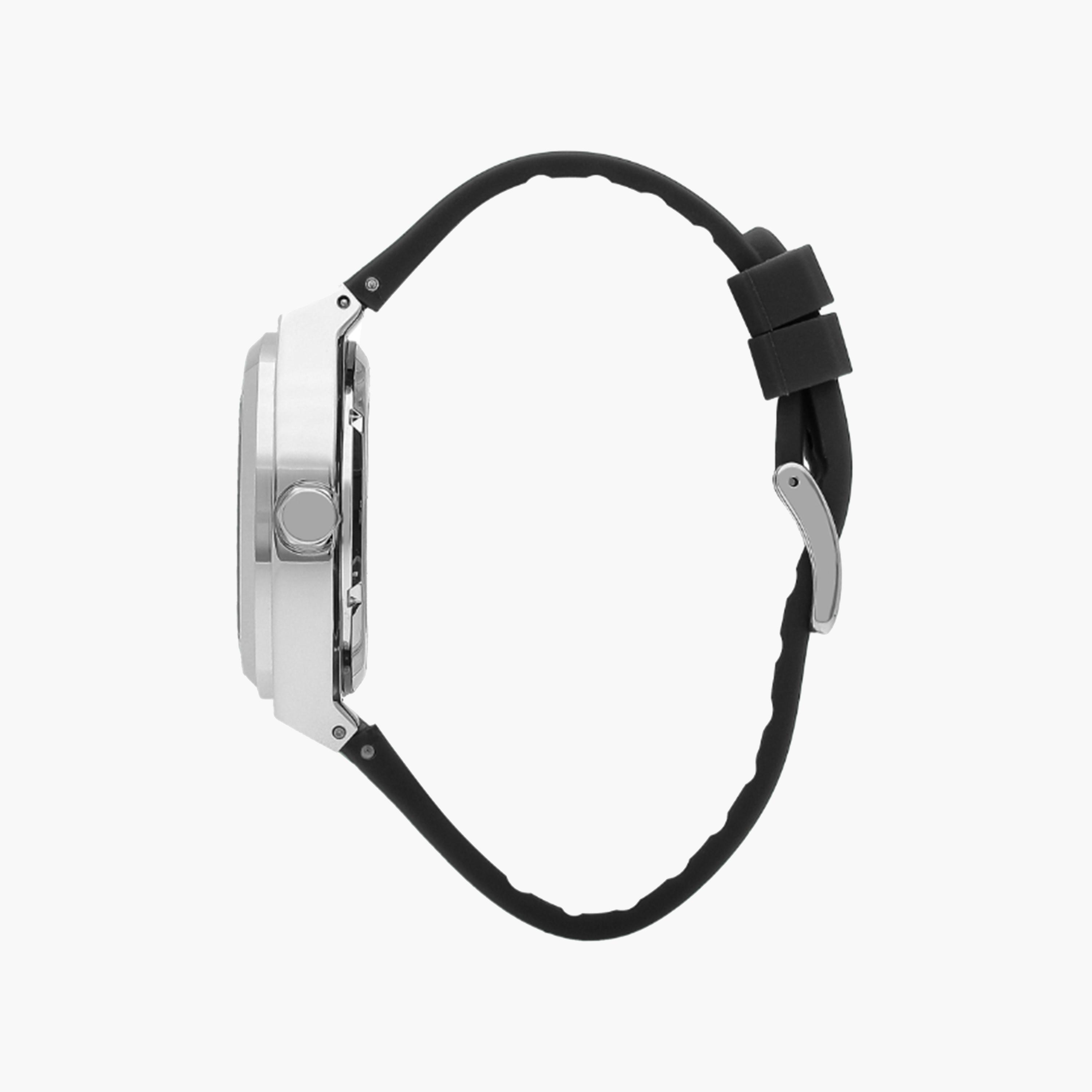 Lee Cooper Men's 42 MM Black Strap Automatic Silicone Watch | LC07902.351-men-watchesandjewellery-watches-image-2