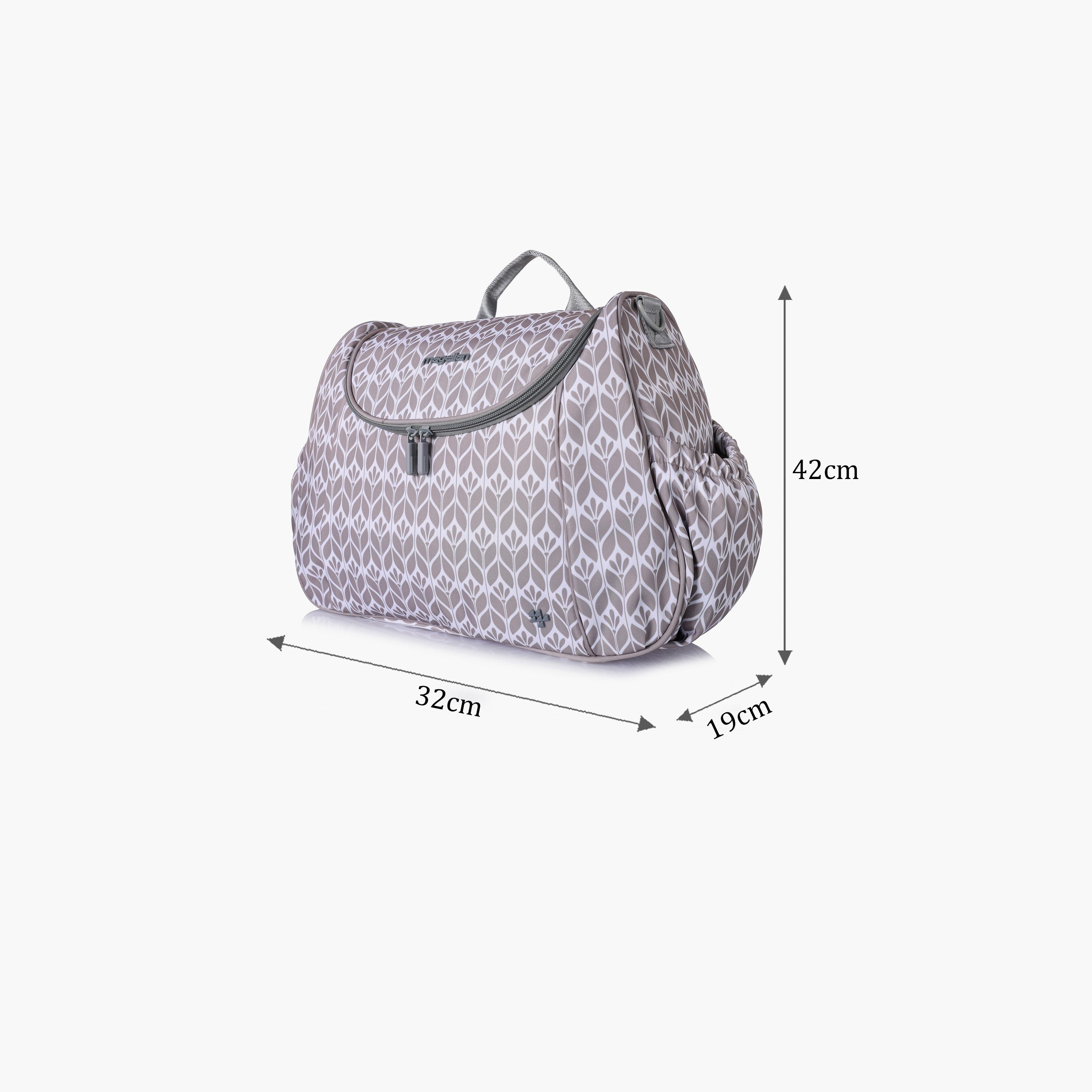 Magellan Printed Diaper Bag with Zipper and Detachable Strap | 199MA202/2P-baby-diapering-diaperbags-image-2