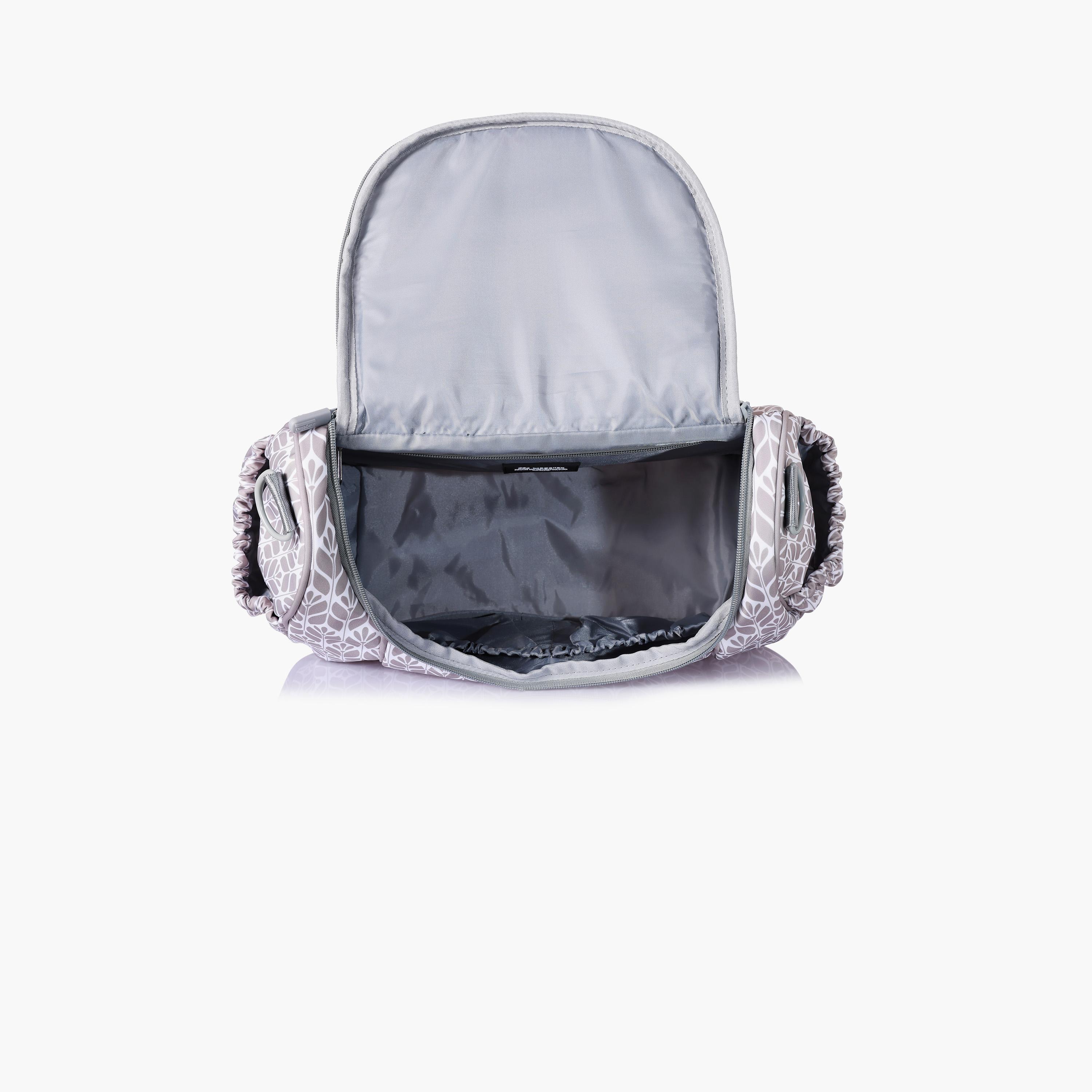 Magellan Printed Diaper Bag with Zipper and Detachable Strap | 199MA202/2P-baby-diapering-diaperbags-image-6