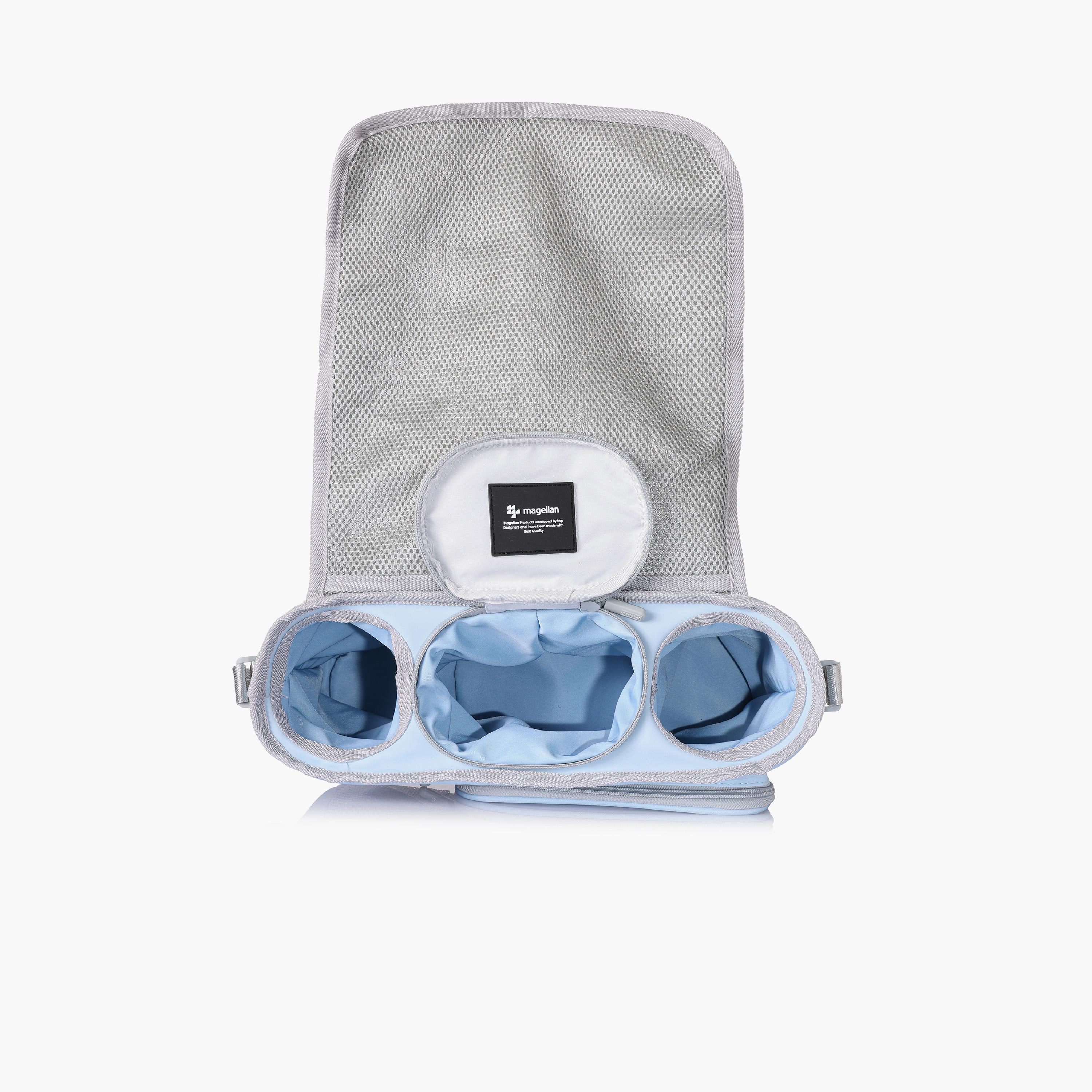 ماجلان-  شنطة حفاضات مطبوعة بمقبض علوي مع سحاب وحزام قابل للفصل | 199MA202/2P-baby-diapering-diaperbags-image-10