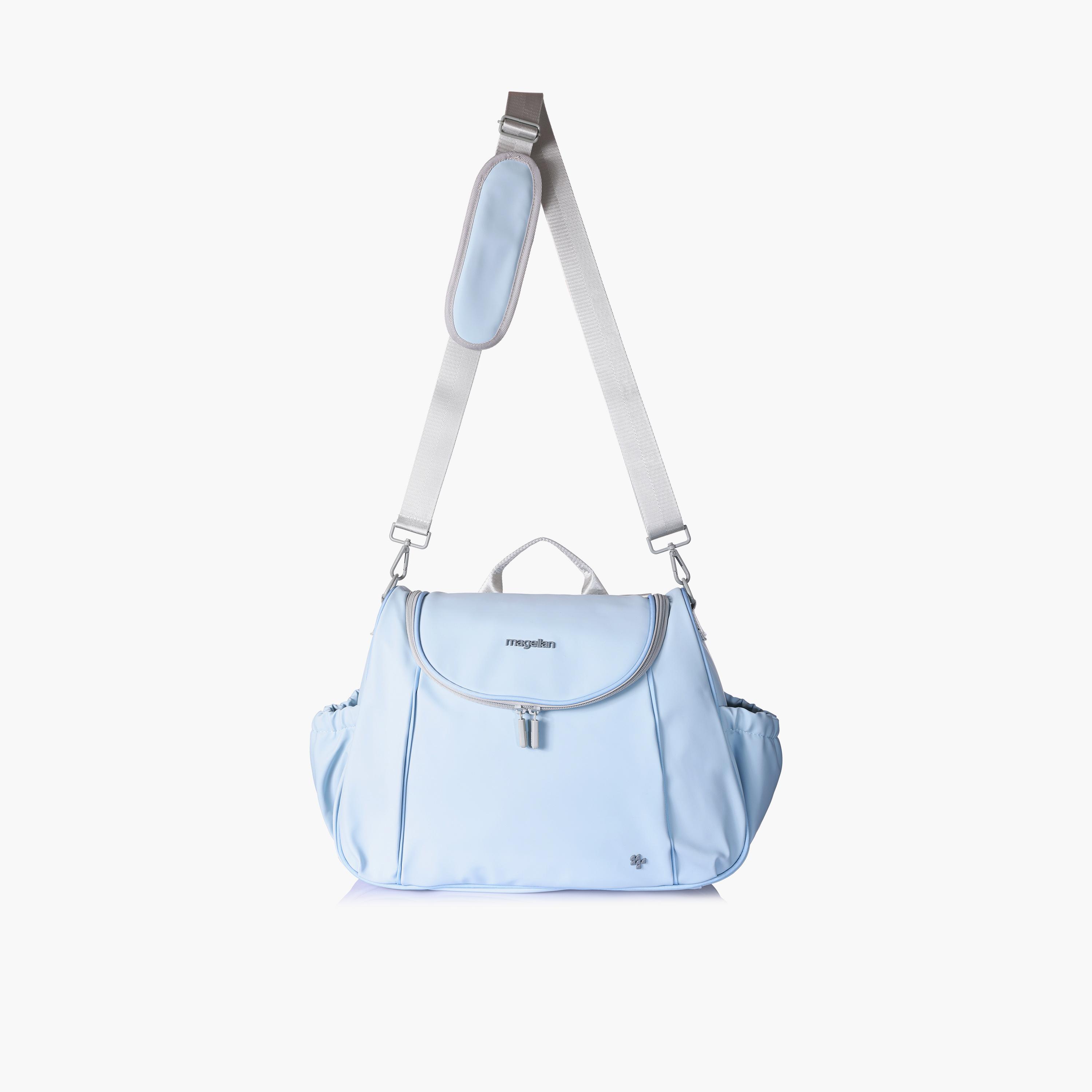 ماجلان-  شنطة حفاضات مطبوعة بمقبض علوي مع سحاب وحزام قابل للفصل | 199MA202/2P-baby-diapering-diaperbags-image-4