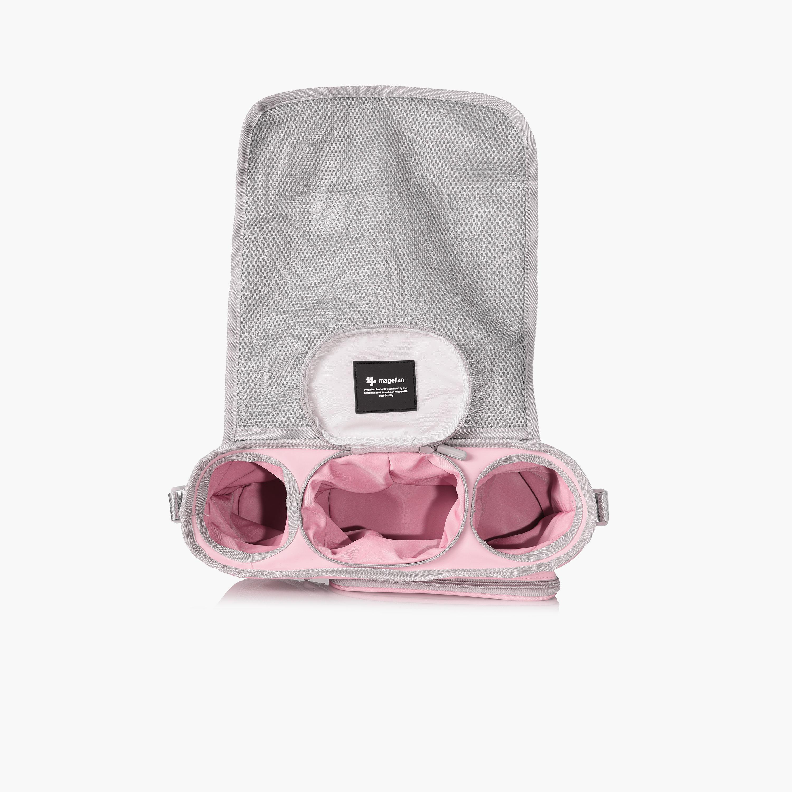Magellan Printed Diaper Bag with Zipper and Detachable Strap | 199MA202/2P-baby-diapering-diaperbags-image-10