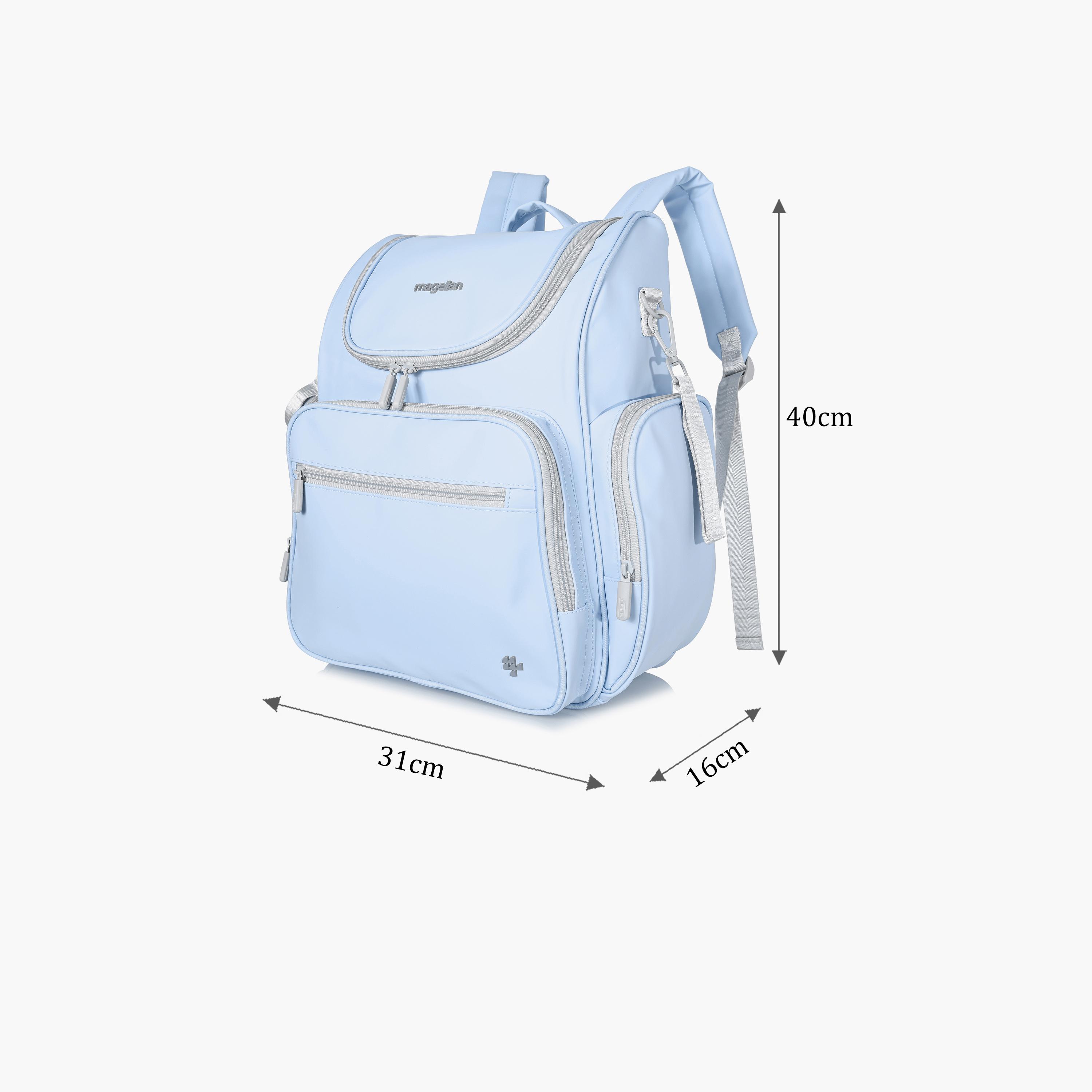 ماجلان-  شنطة حفاضات مطبوعة بمقبض علوي مع سحاب وحزام قابل للتعديل | 199MA203/3P-baby-diapering-diaperbags-image-2
