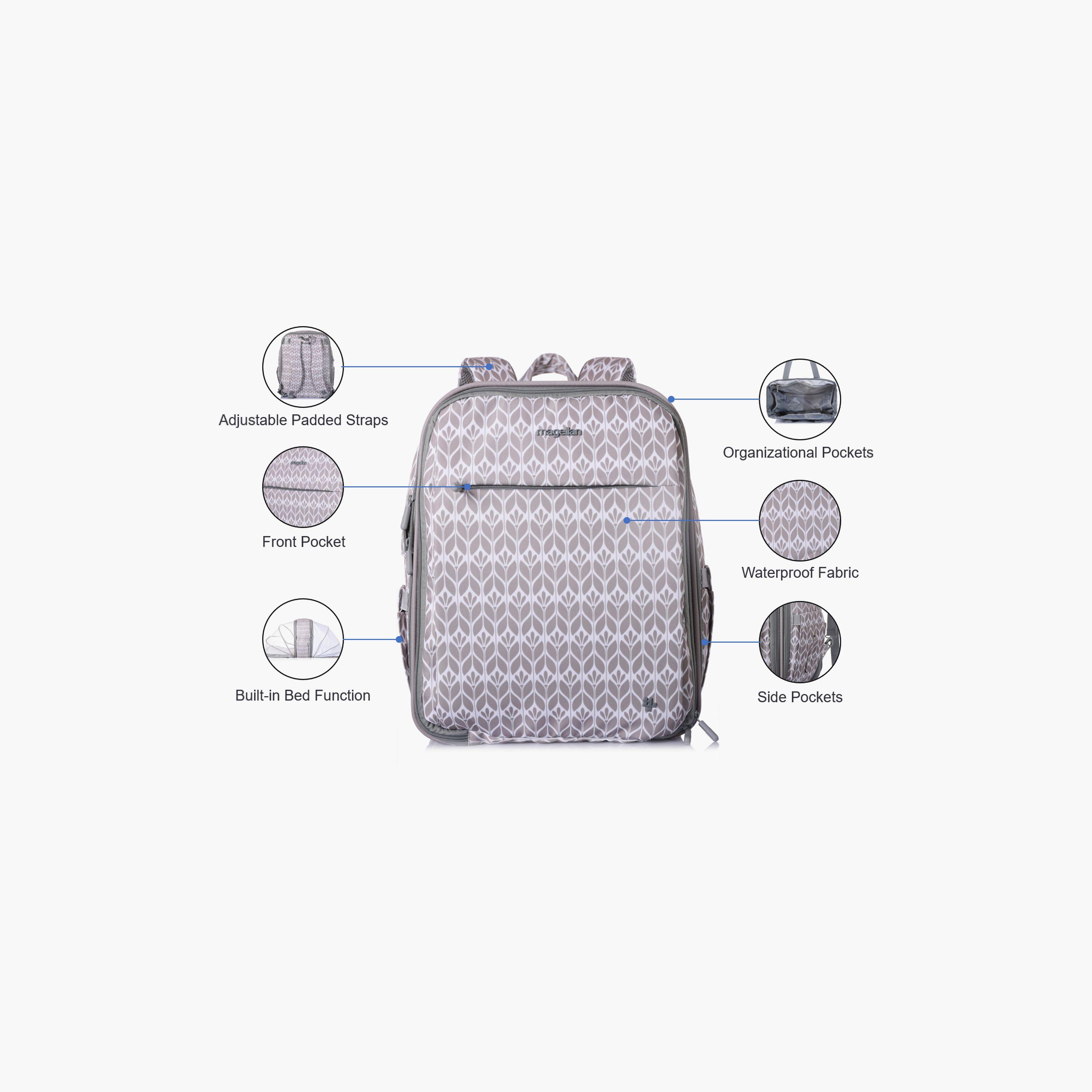 Magellan Printed Baby Bed Backpack with Zipper and Adjustable Strap | 239MA500-school-bagsandbackpacks-backpacks-image-3