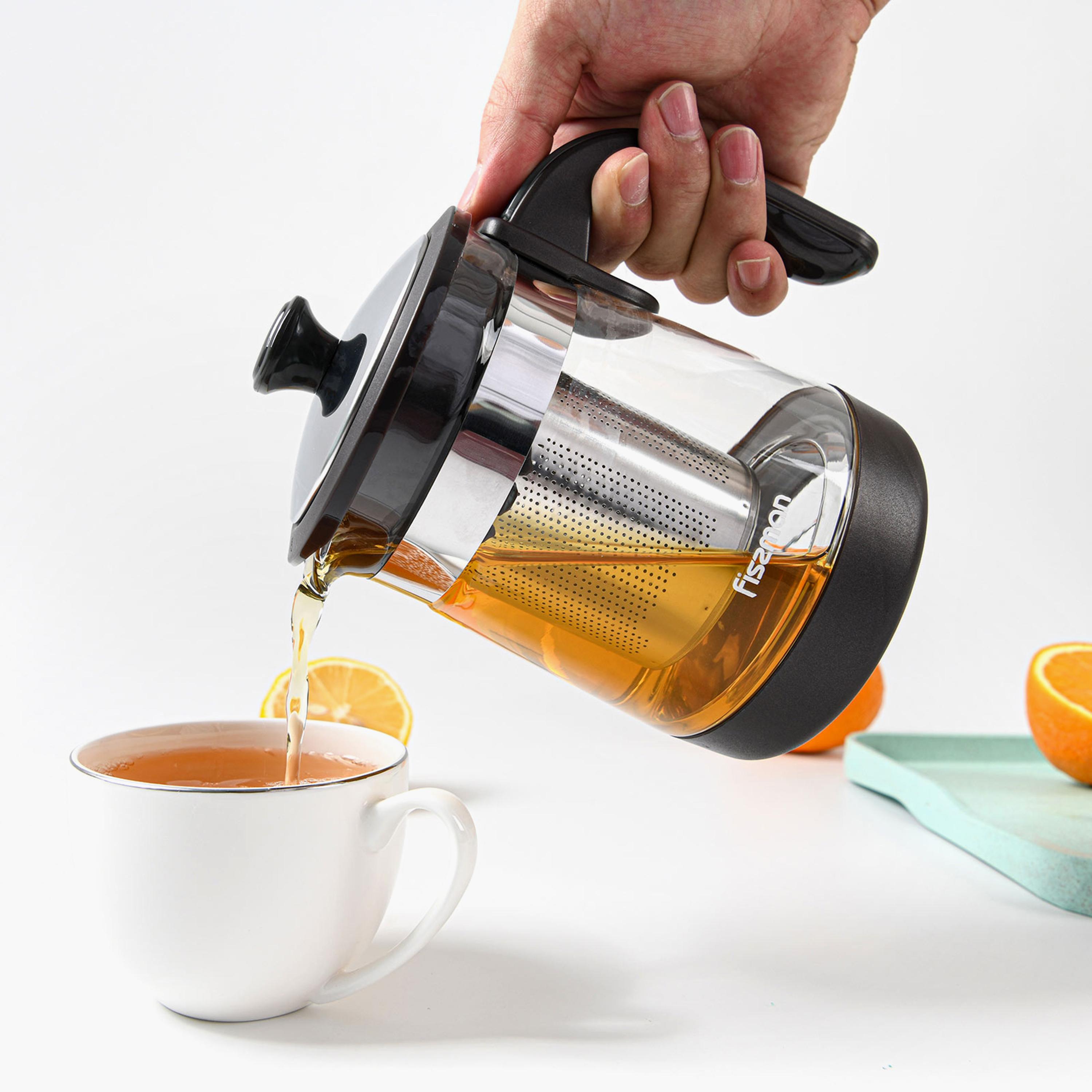 إبريق شاي زجاج البوروسيليكات مع فلتر من فيسمان - 950 مل-household-dining-teaandcoffee-vacuumflaskscoffeeandteapots-image-6