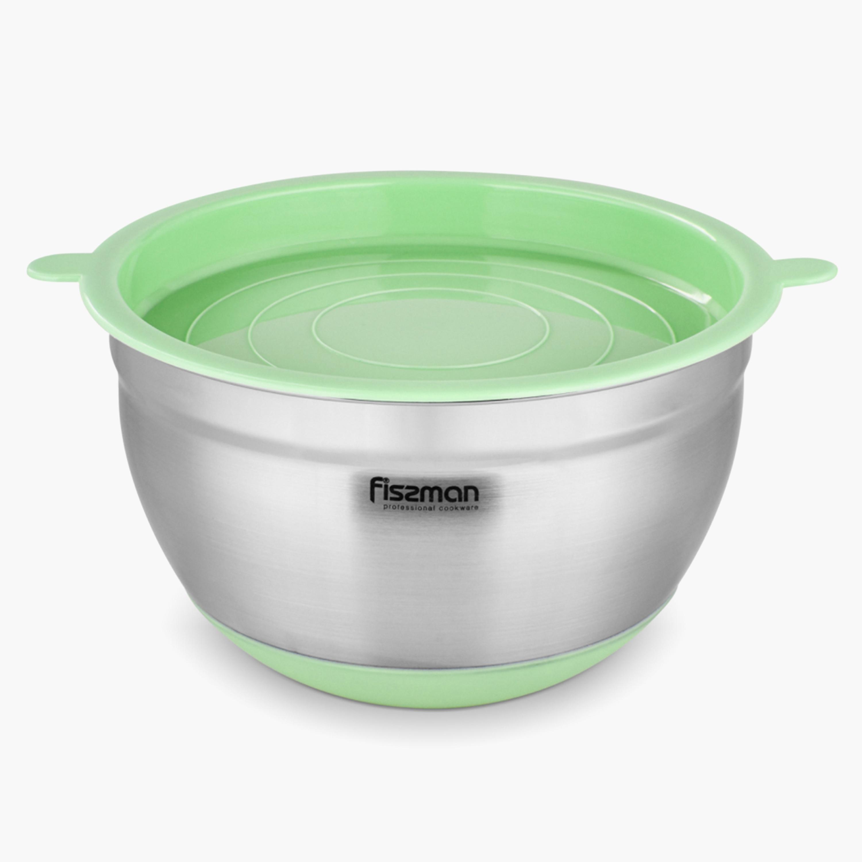 Stainless Steel Mixing Bowl with Lid - 3 L-household-kitchen-bakeware-mixingbowls-image-2