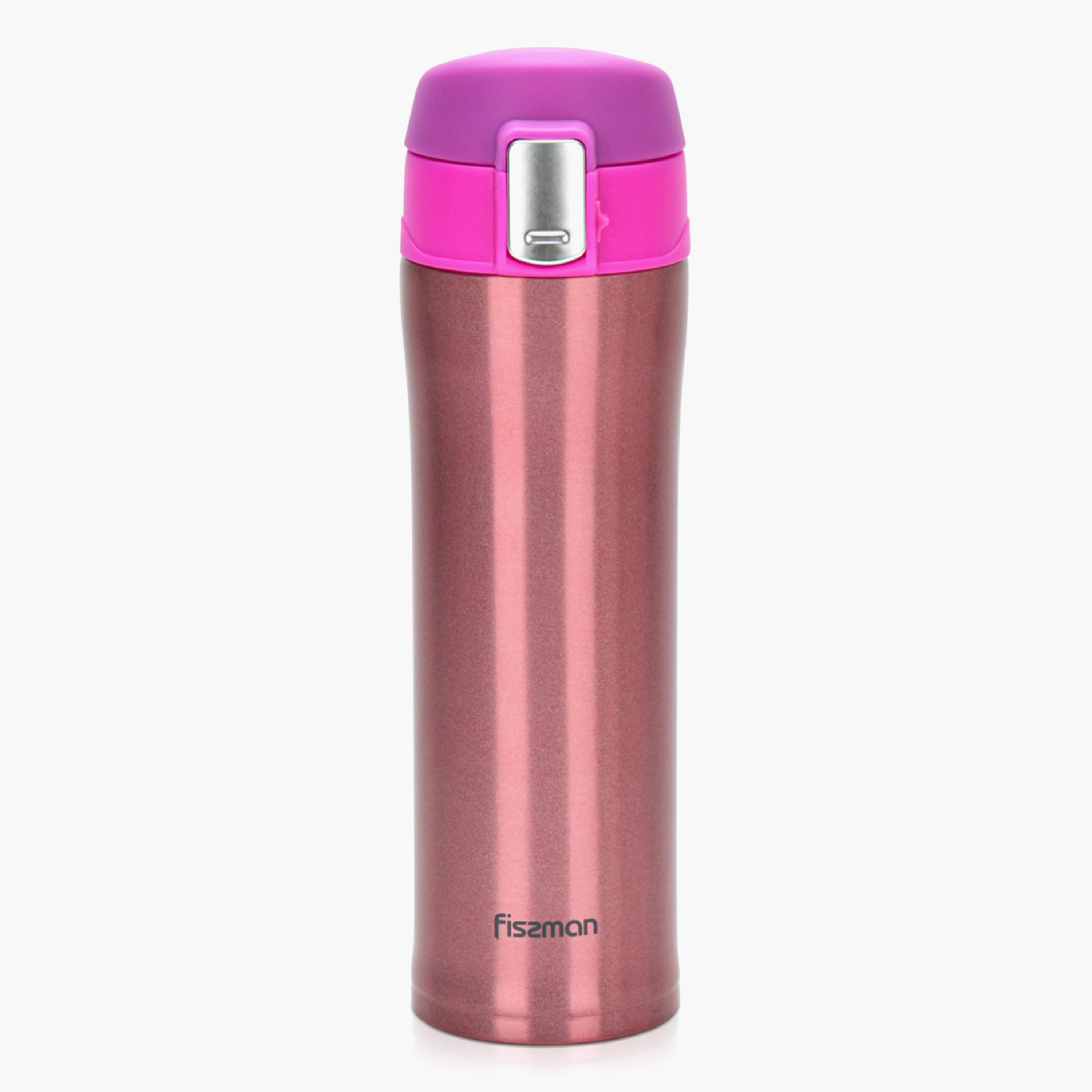 Fissman Stainless Steel Double Wall Vacuum Water Bottle - 450 ml-household-dining-teaandcoffee-vacuumflaskscoffeeandteapots-image-1