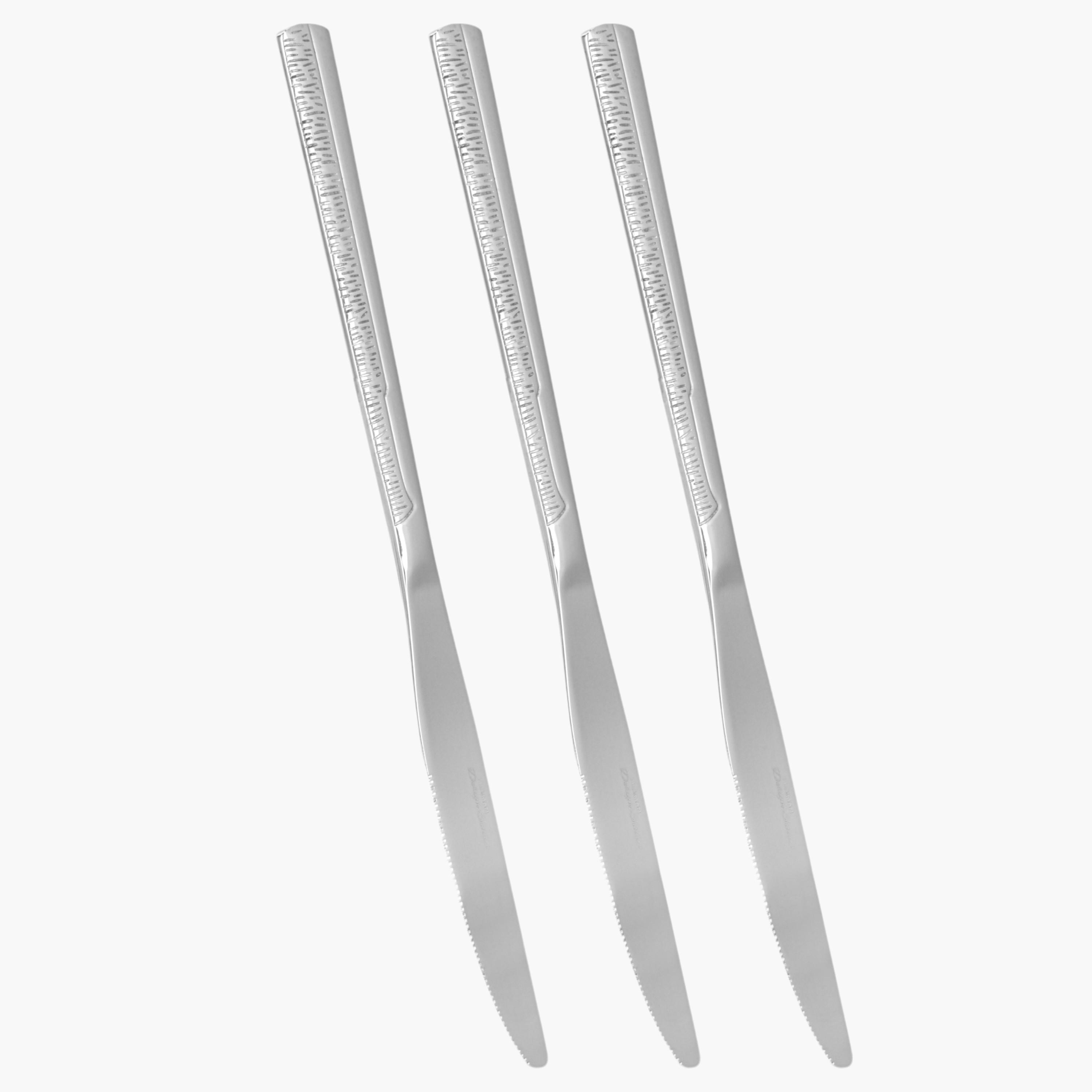 Flor 3-Piece Stainless Steel Dinner Knife Set-household-kitchen-kitchentoolsandutensils-knives-image-3