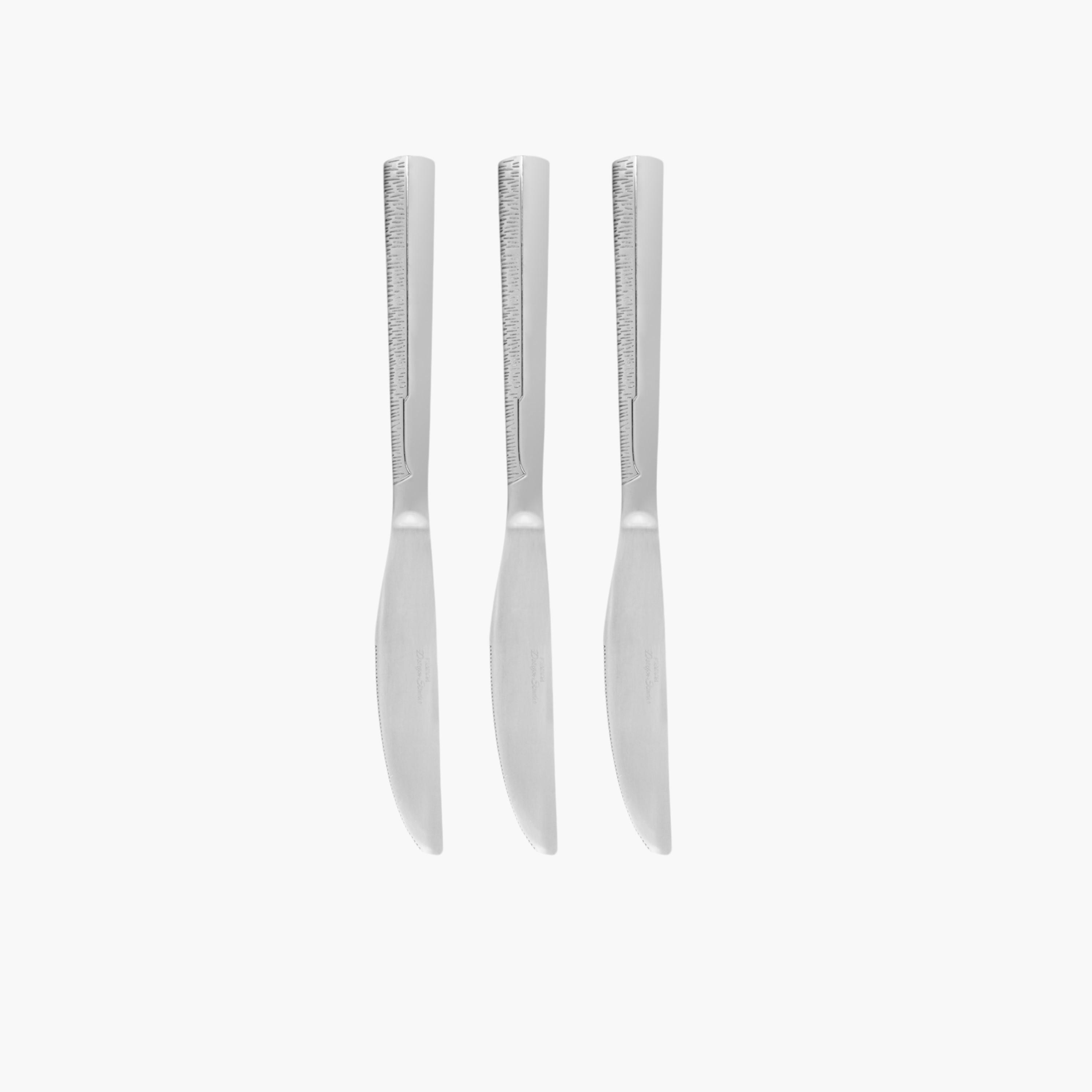 Flor 3-Piece Stainless Steel Dinner Knife Set-household-kitchen-kitchentoolsandutensils-knives-image-5