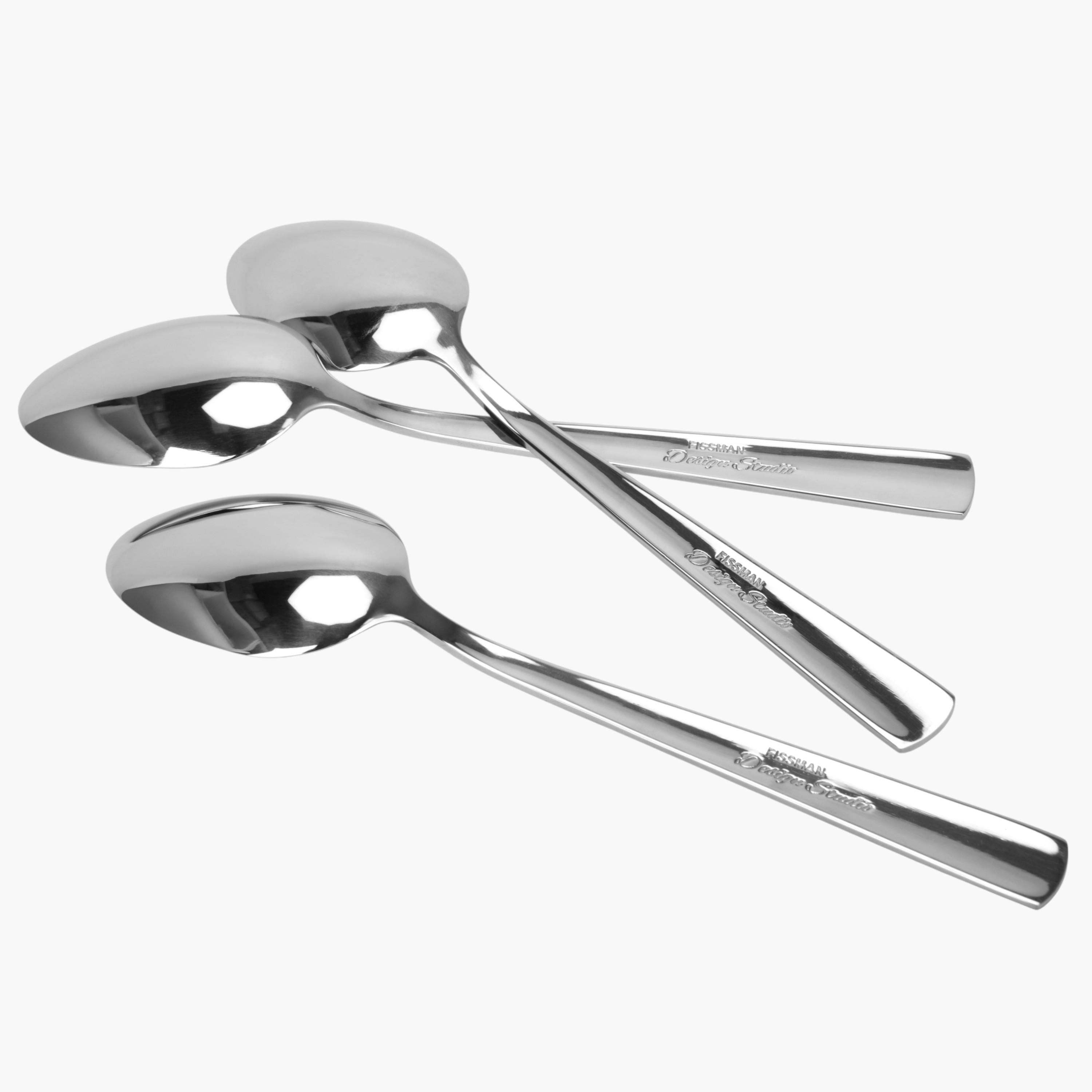 طقم ملاعق عشاء 3 قطع ستانلس ستيل من فيسمان - فلور-household-dining-cutlery-spoonsforksandknives-image-1