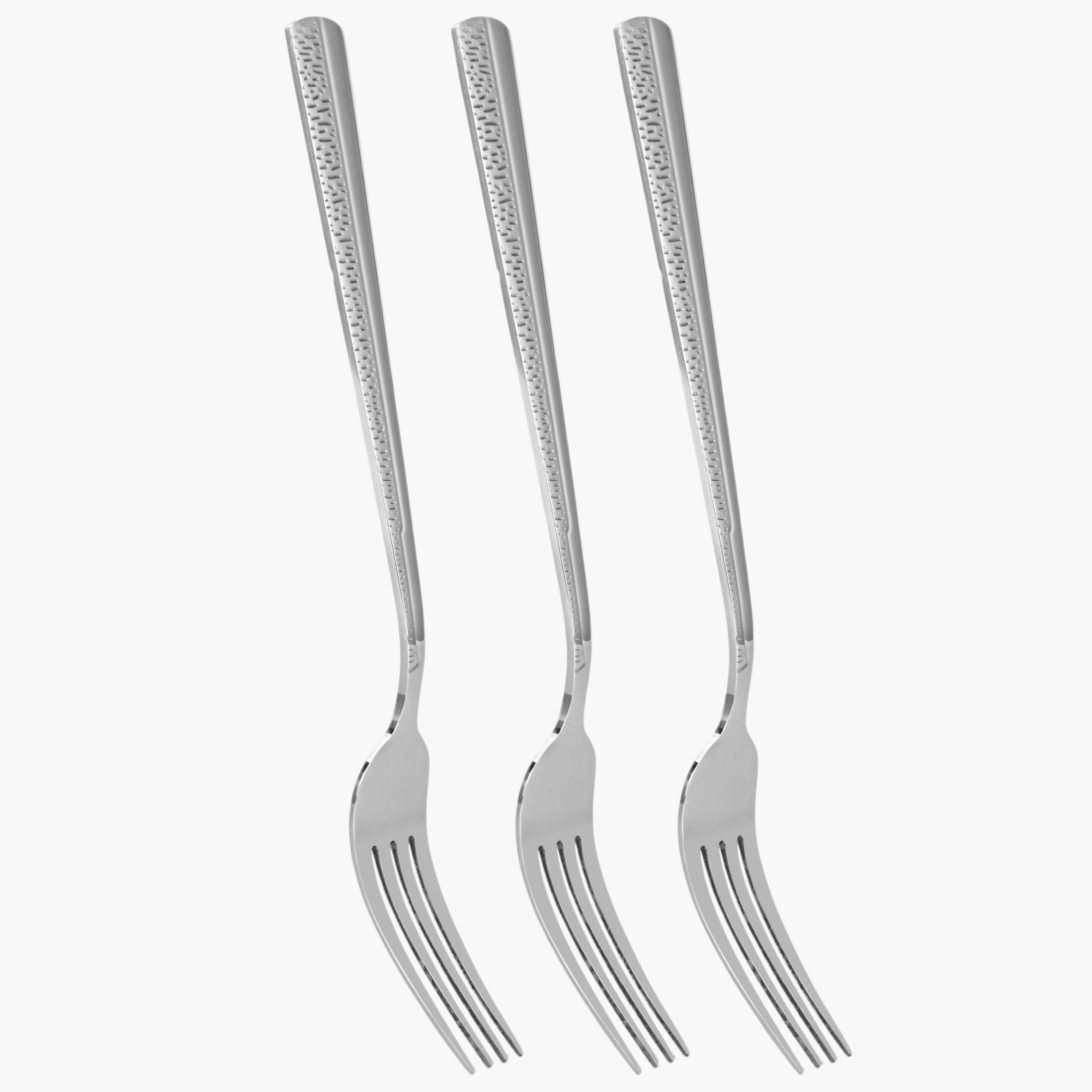 Flor 3-Piece Stainless Steel Dinner Fork Set-household-dining-cutlery-spoonsforksandknives-image-2