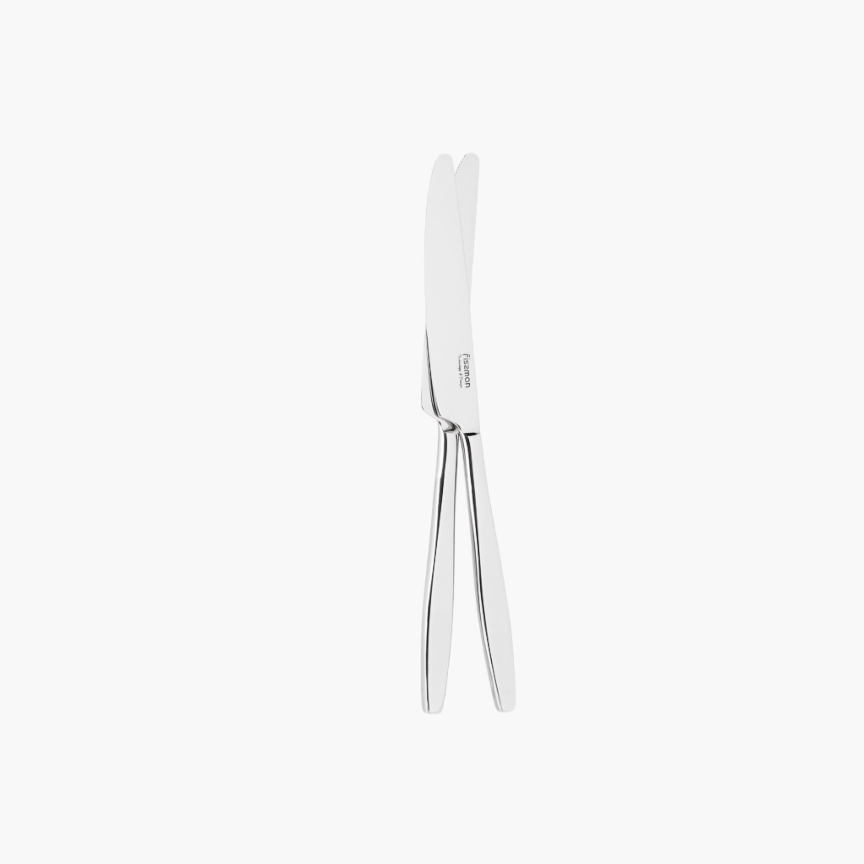 Fissman 2-Piece Stainless Steel Dinner Knife Set - Trento-household-kitchen-kitchentoolsandutensils-knives-image-1