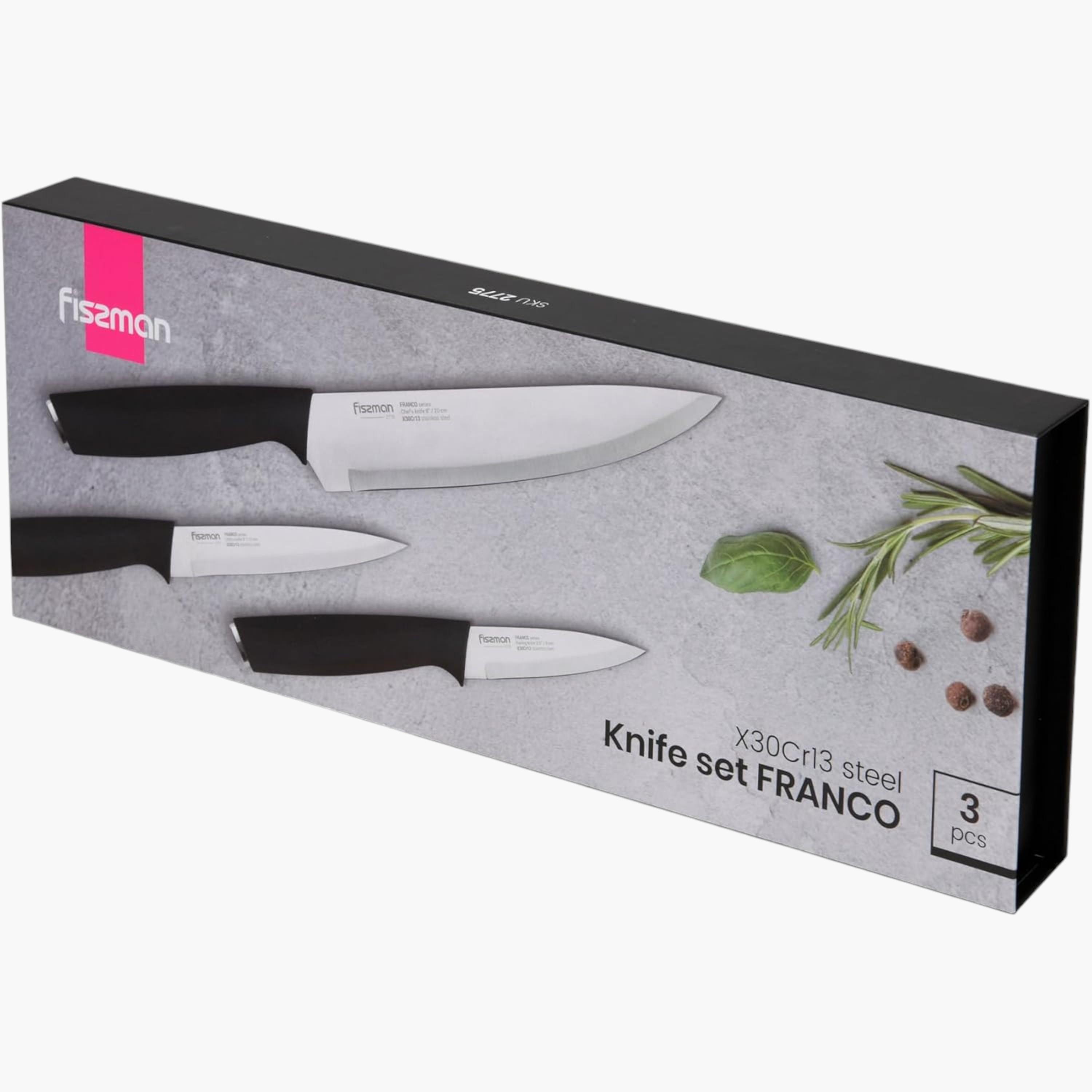 Franco 3-Piece Stainless Steel Knife Set-household-kitchen-kitchentoolsandutensils-knives-image-4
