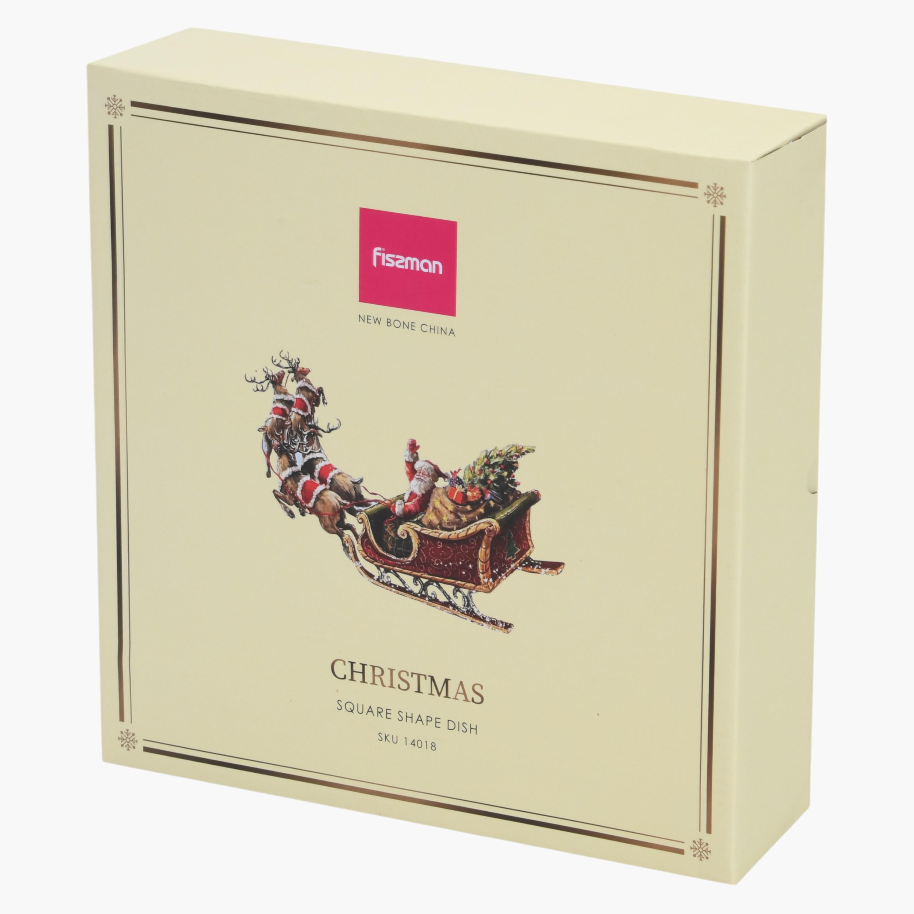 Fissman Porcelain Square Serving Dish - 27x27 cms-household-dining-dinnerware-plates-image-3