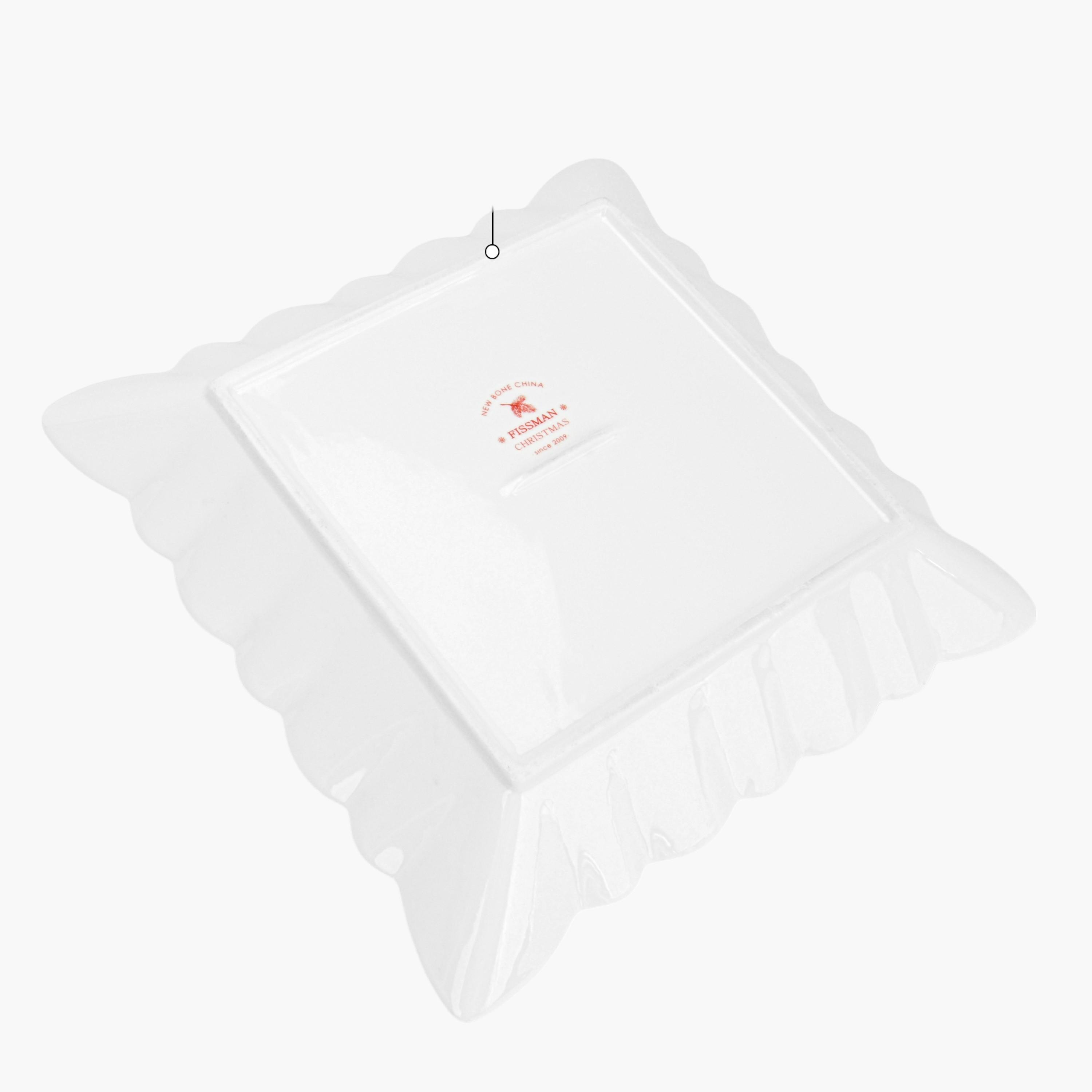 Fissman Porcelain Square Serving Dish - 27x27 cms-household-dining-dinnerware-plates-image-5
