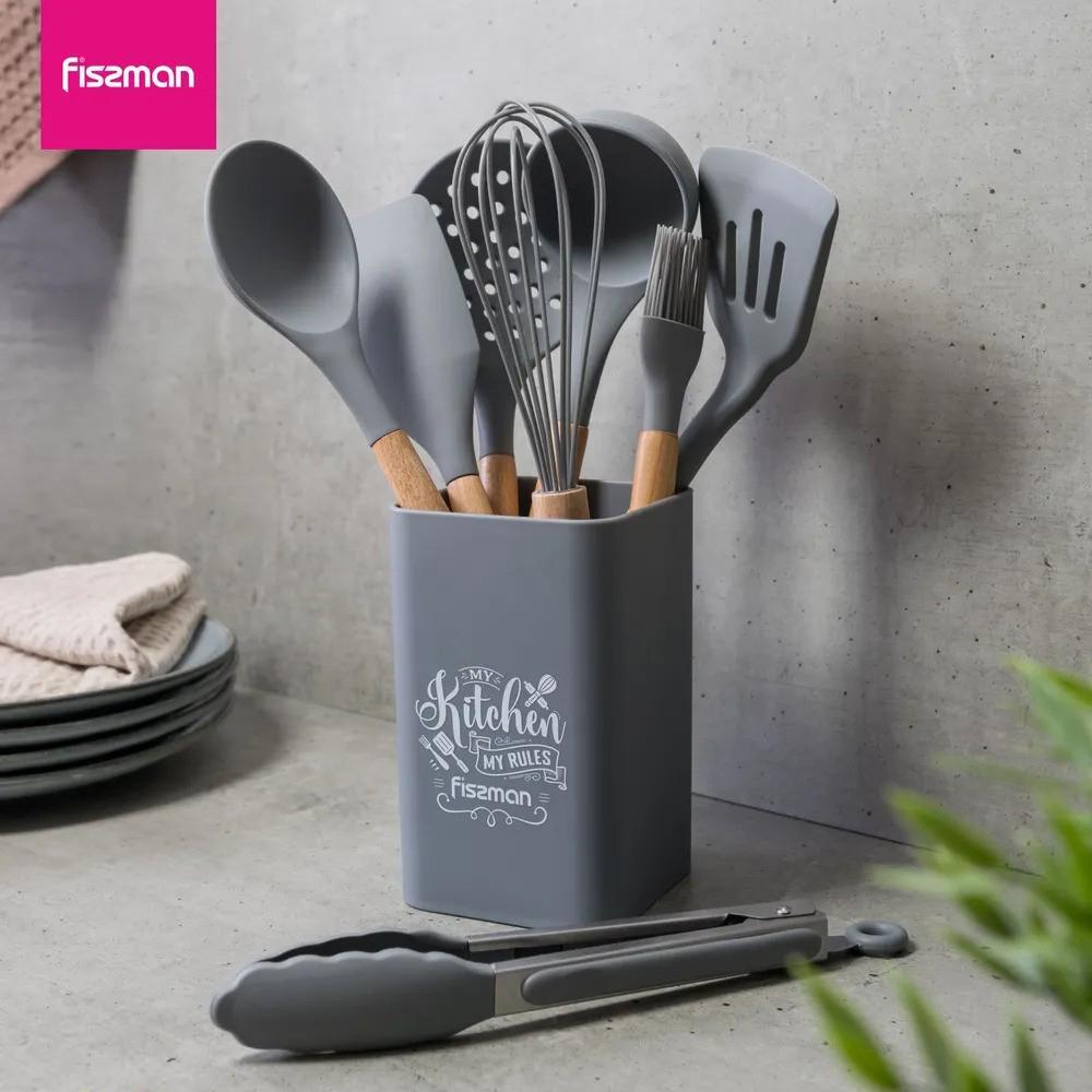 طقم أدوات مائدة 9 قطع مع حامل من فيسمان-household-dining-cutlery-spoonsforksandknives-image-3
