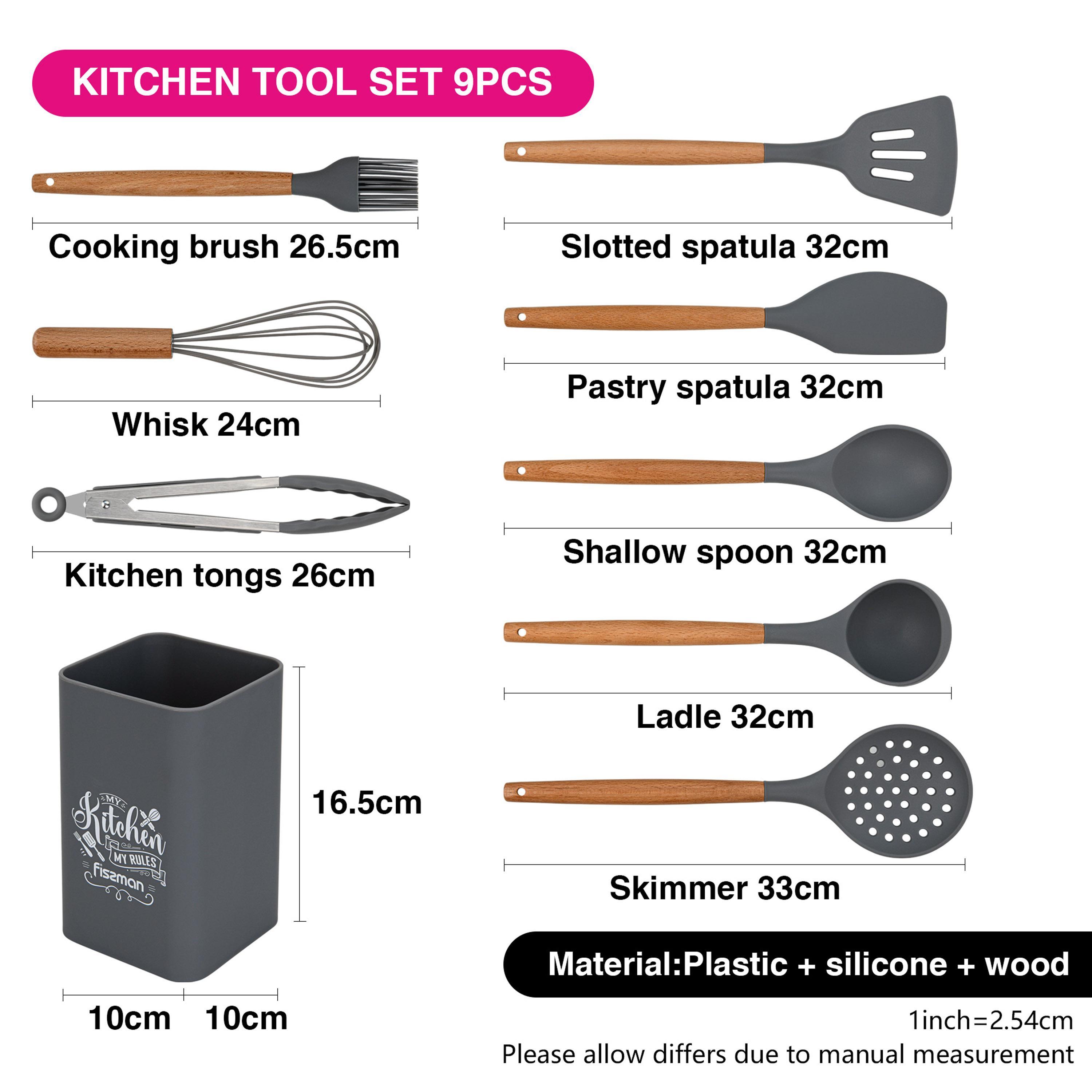 طقم أدوات مائدة 9 قطع مع حامل من فيسمان-household-dining-cutlery-spoonsforksandknives-image-6