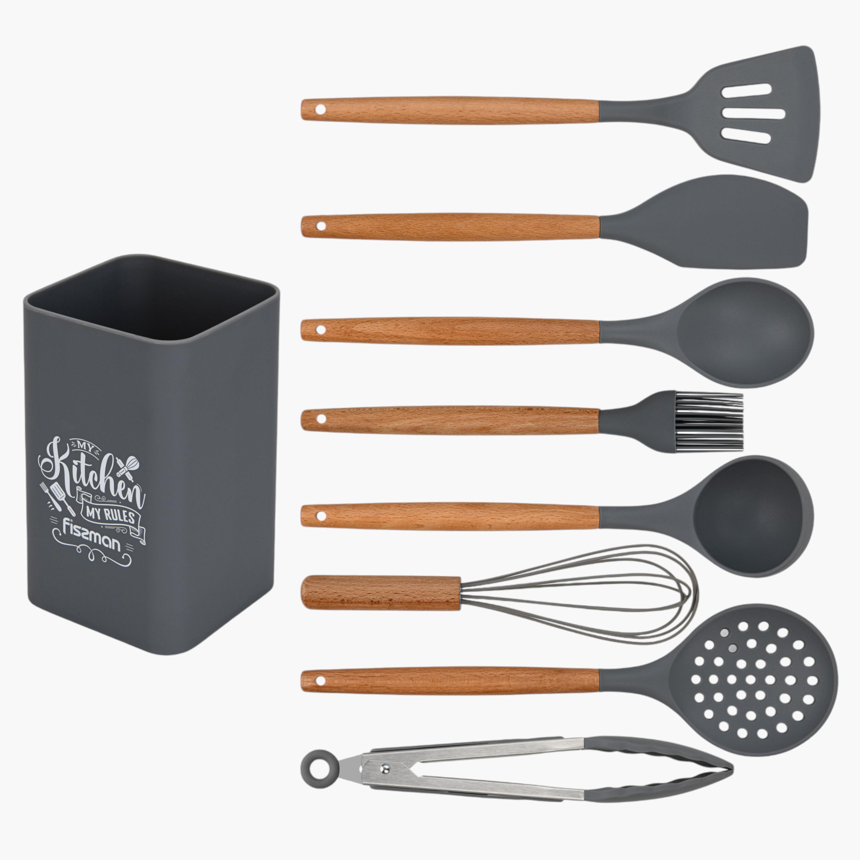طقم أدوات مائدة 9 قطع مع حامل من فيسمان-household-dining-cutlery-spoonsforksandknives-image-7