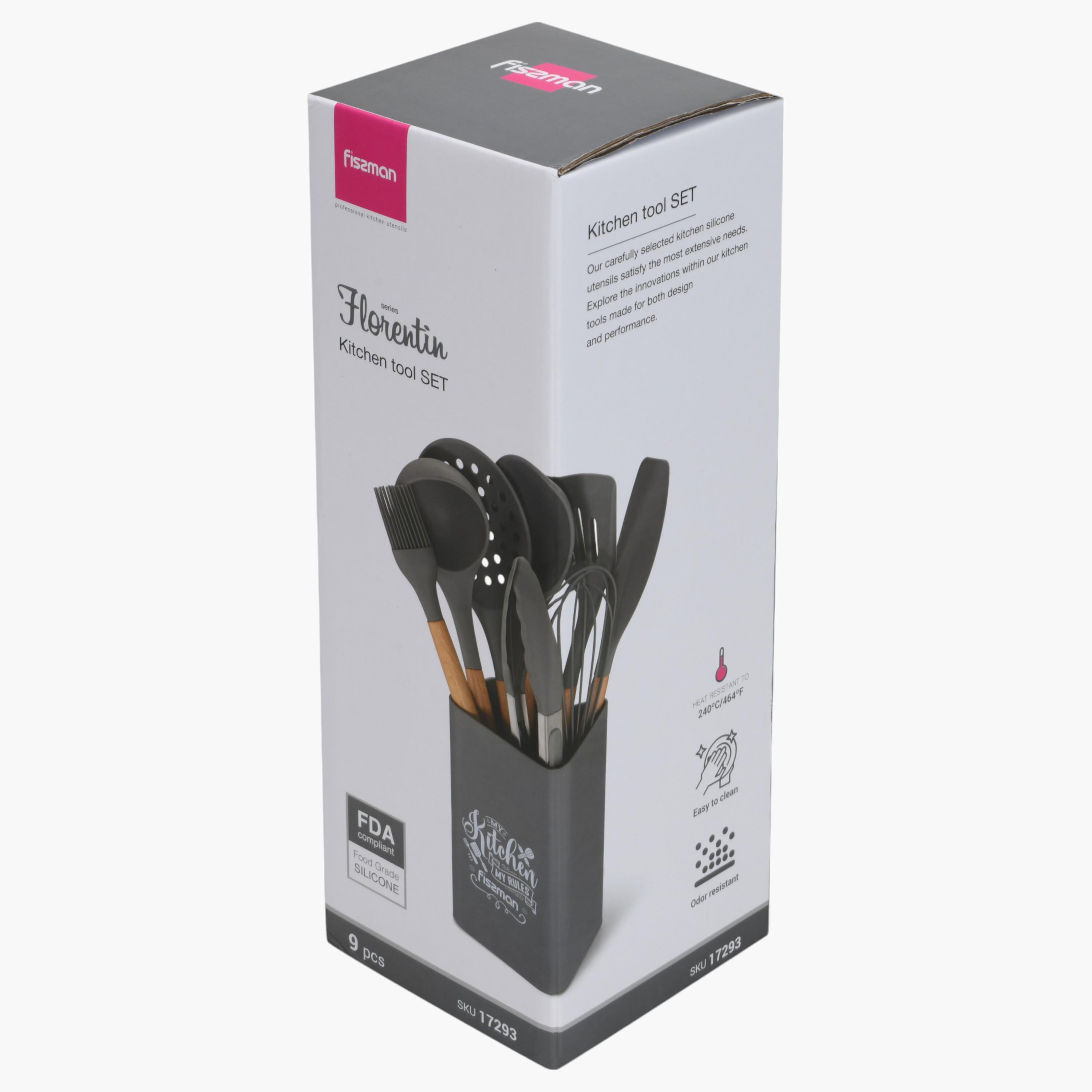 طقم أدوات مائدة 9 قطع مع حامل من فيسمان-household-dining-cutlery-spoonsforksandknives-image-8
