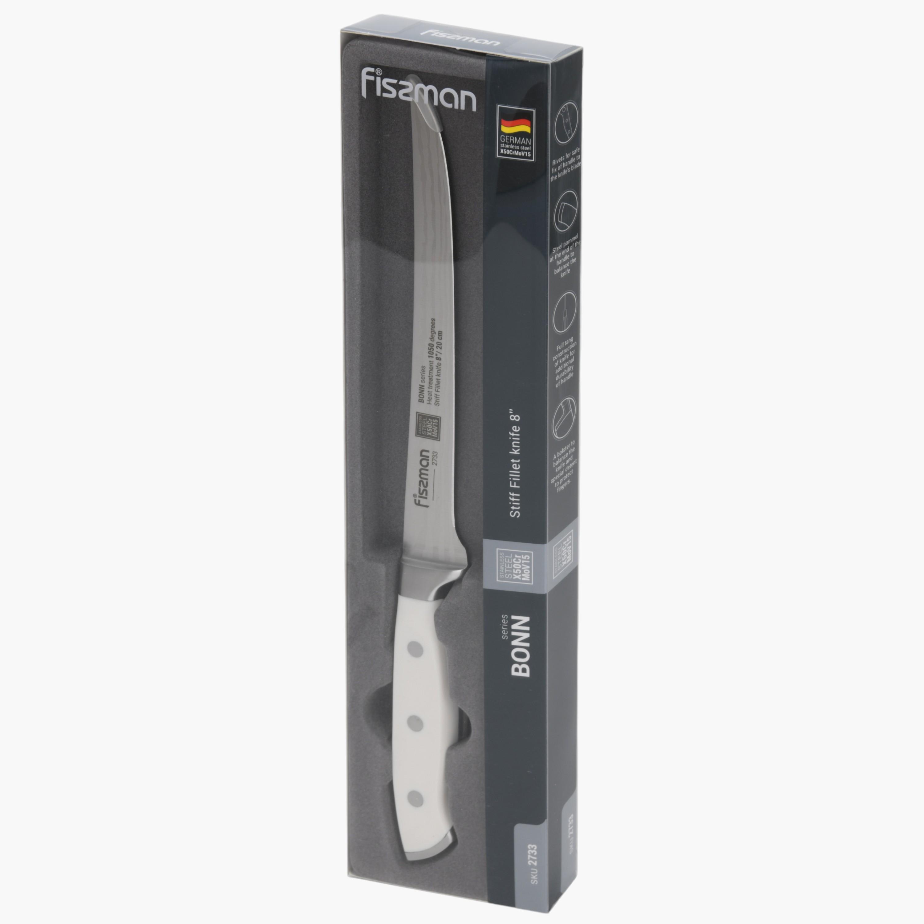 Fissman 8-inch Stiff Fillet Knife - Bonn-household-kitchen-kitchentoolsandutensils-knives-image-7